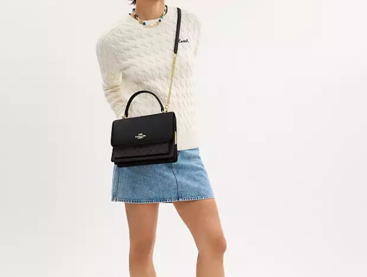 Coach Klare Top Handle Bag in Signature Canvas