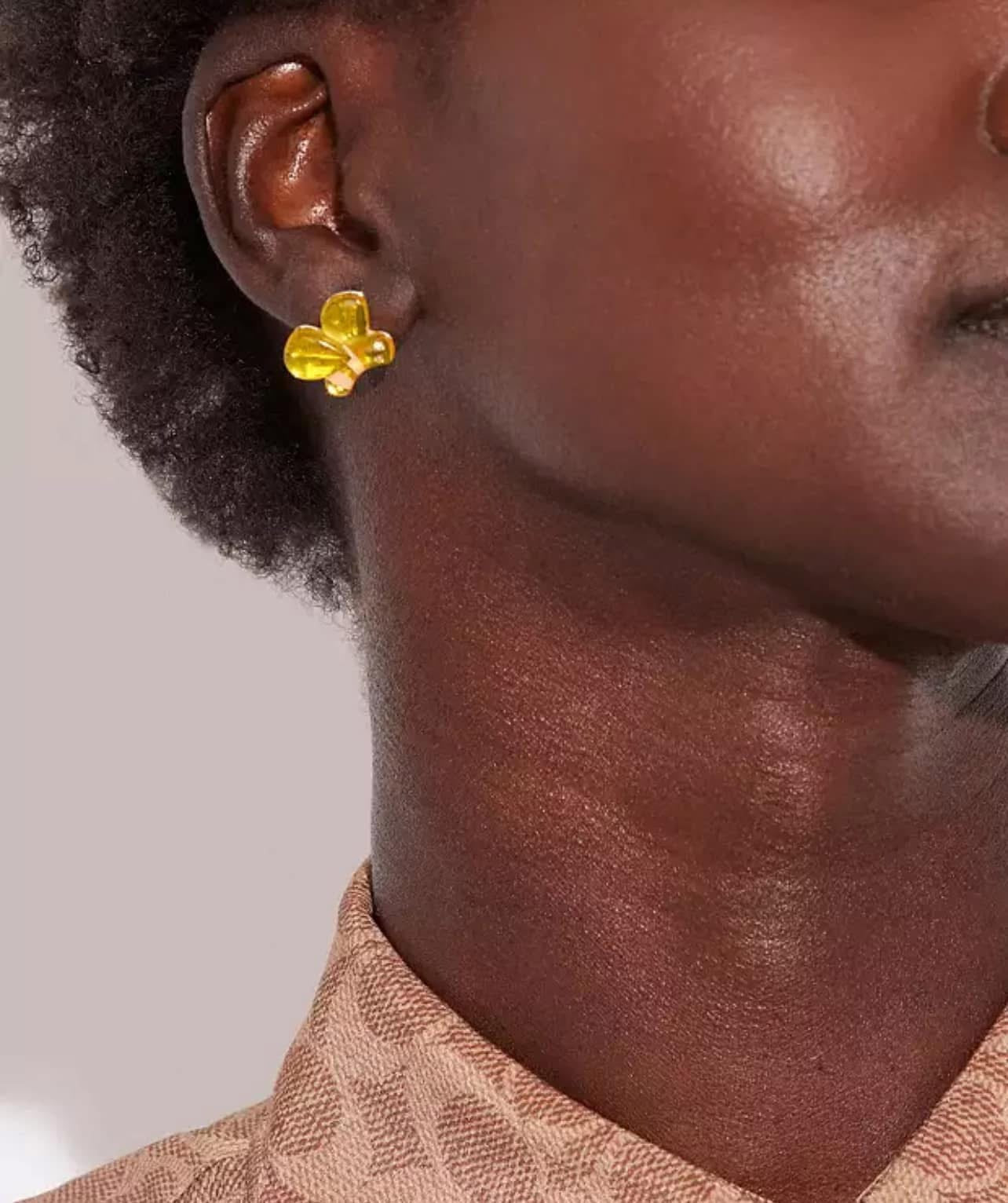 Coach Bumble Bee Stud Earrings