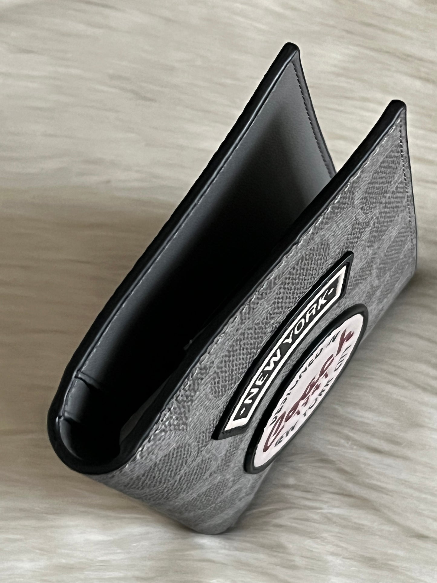 Coach Passport Case with Patches