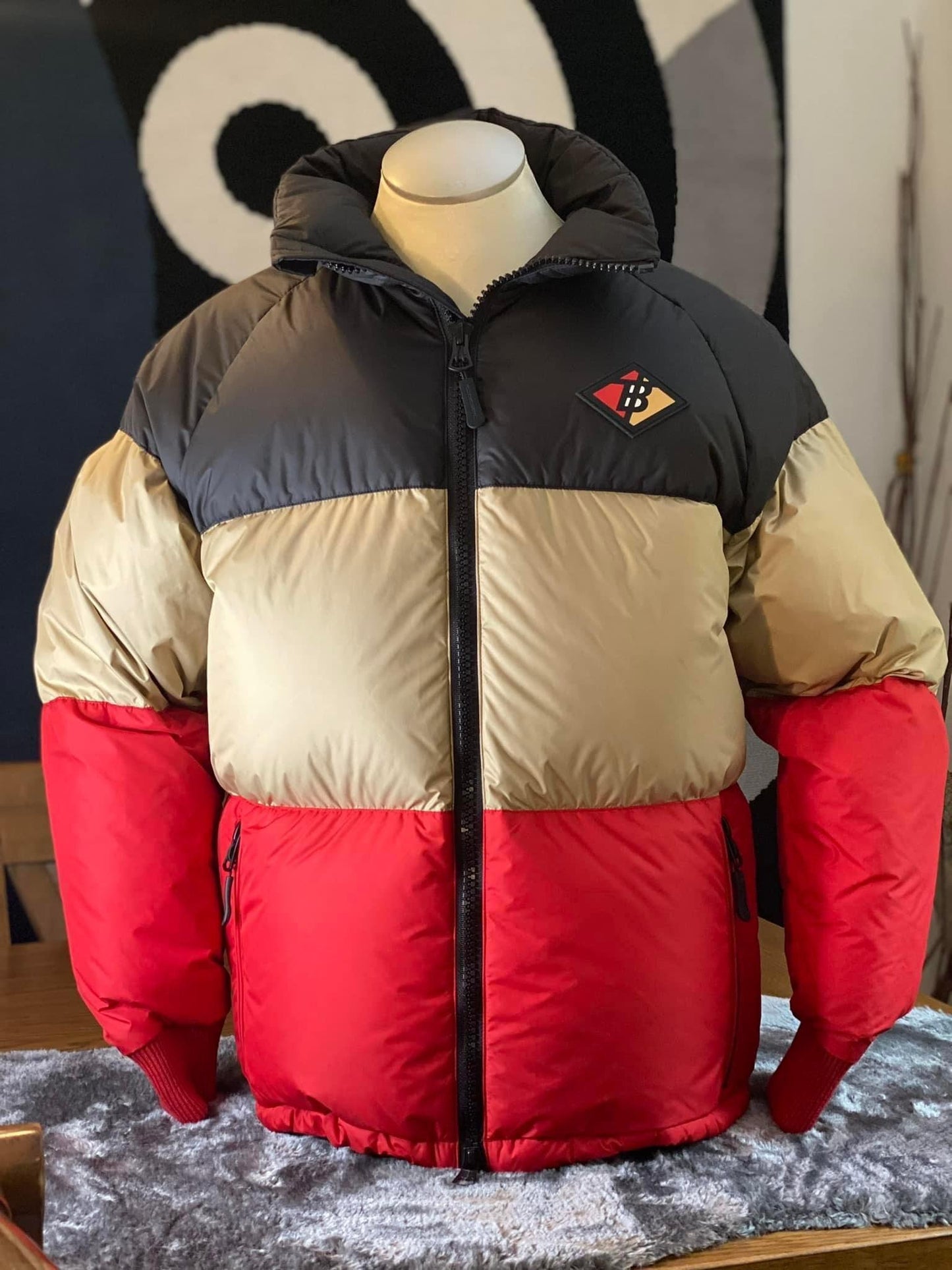 Burberry Branston Men’s Colour Block Puffer Jacket