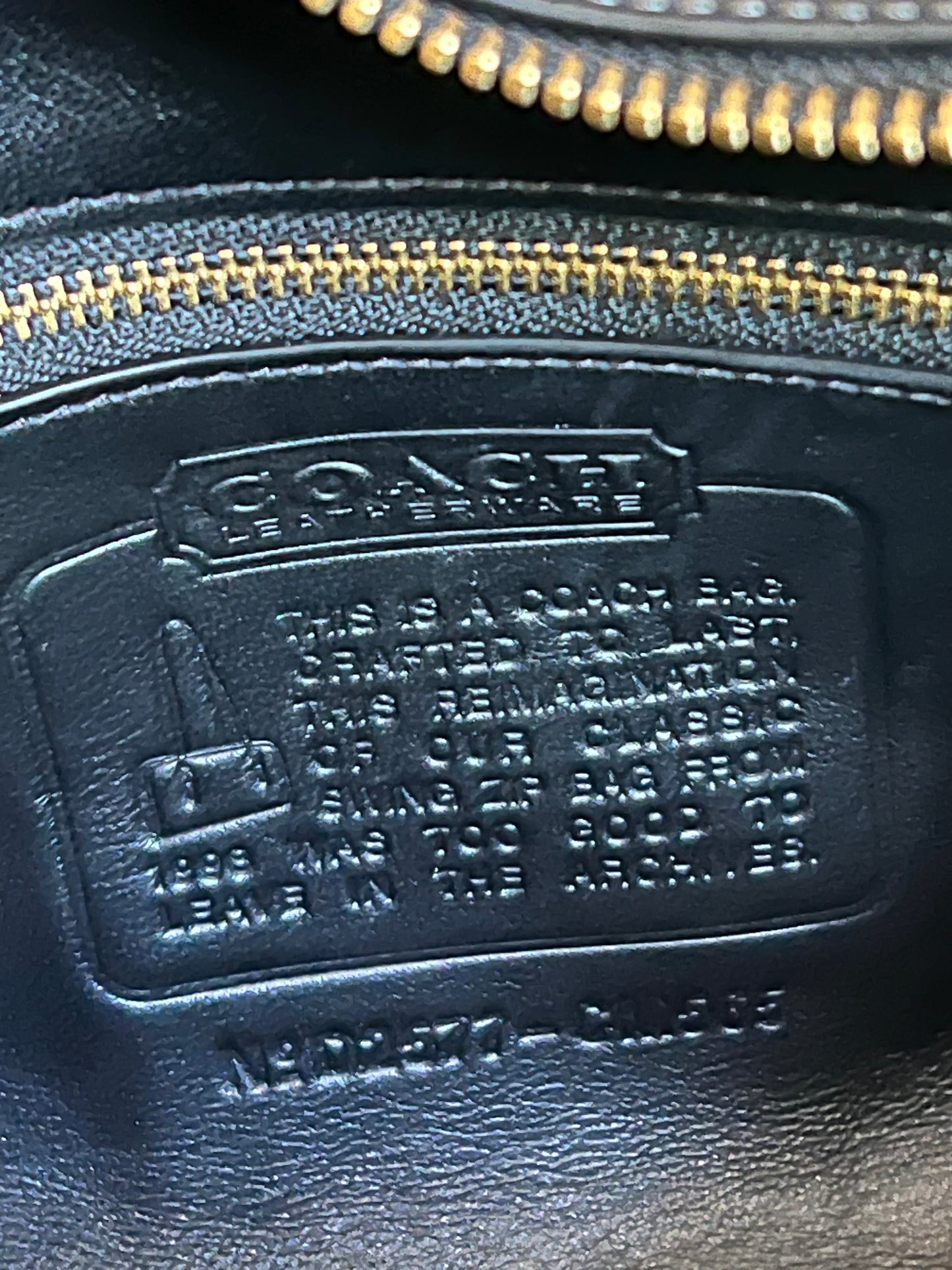 Coach Swing Zip Bag