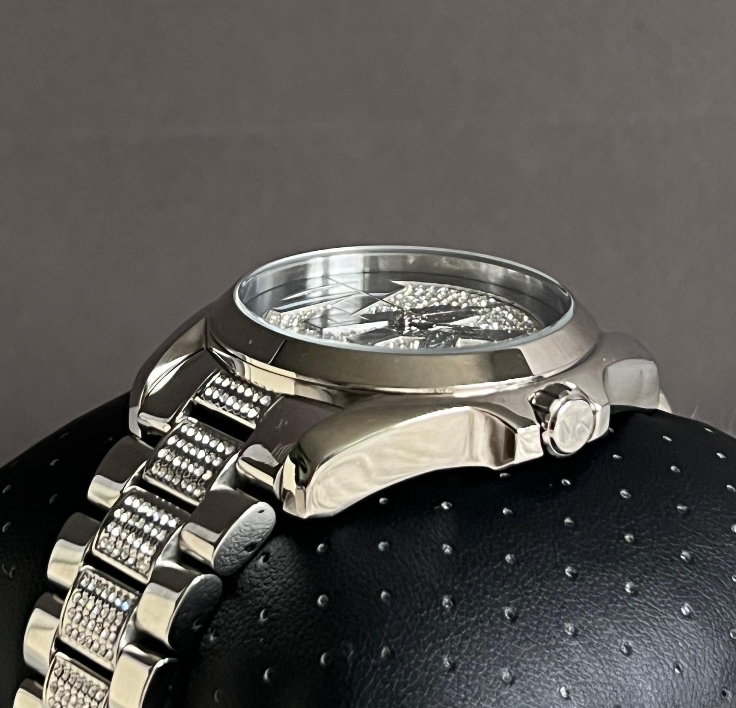 Michael Kors Women’s Bradshaw Silver-Tone Glitz