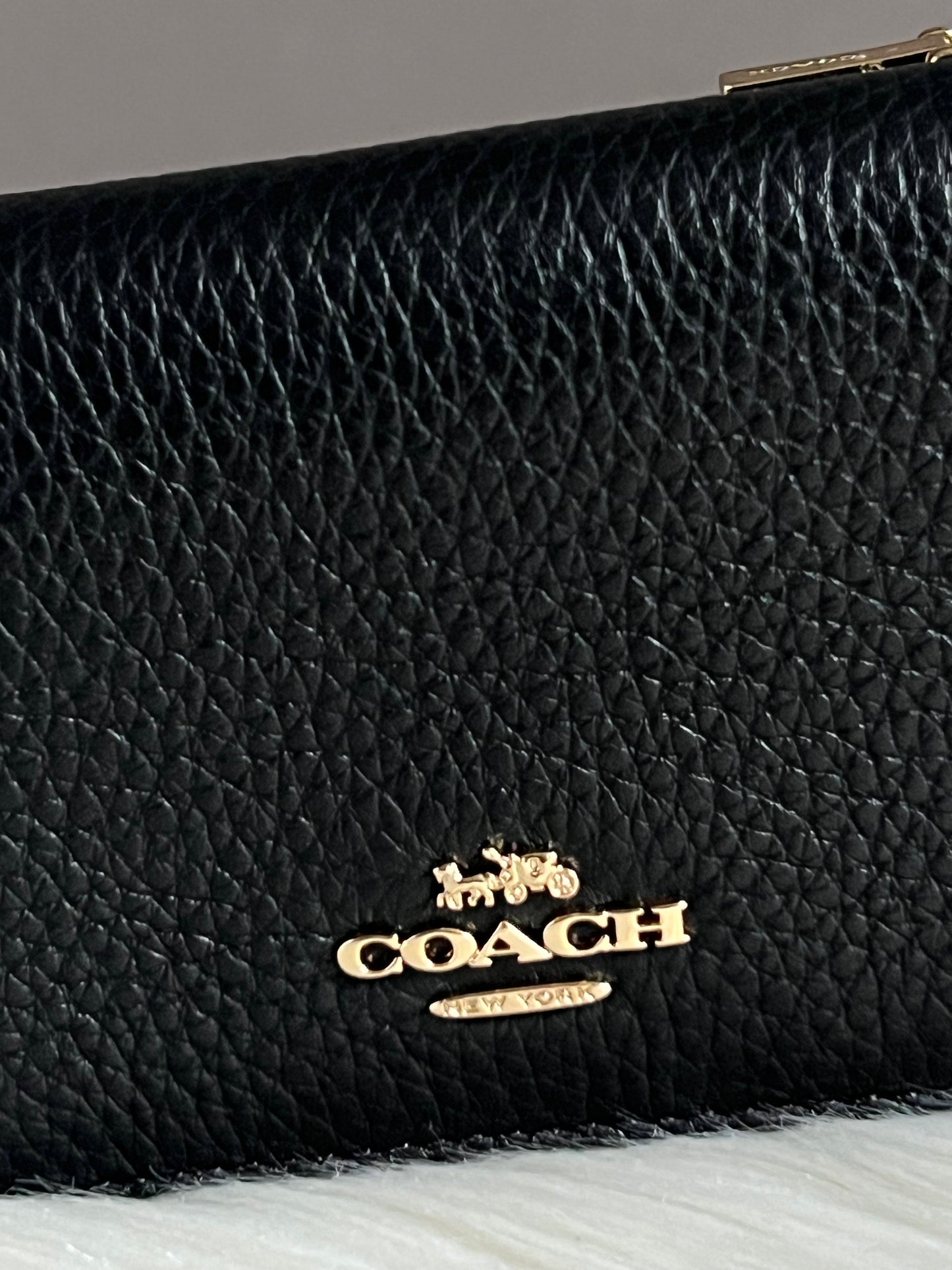 Coach Card Holder Wallet In Signature Canvas