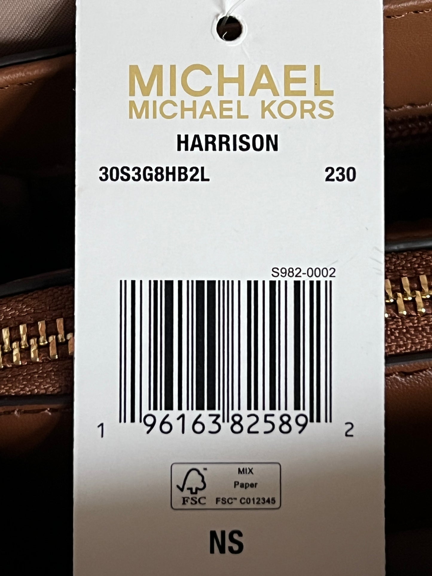 Michael Kors Harrison Medium Saffiano Leather Backpack