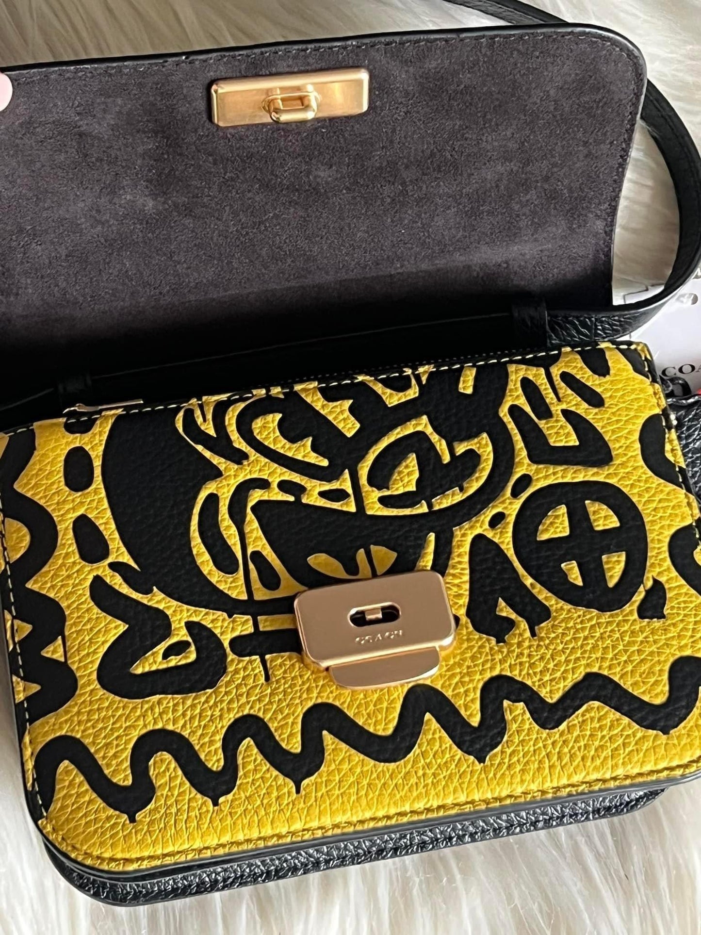 Coach Disney Mickey Mouse X Keith Haring Mini Brynn Crossbody