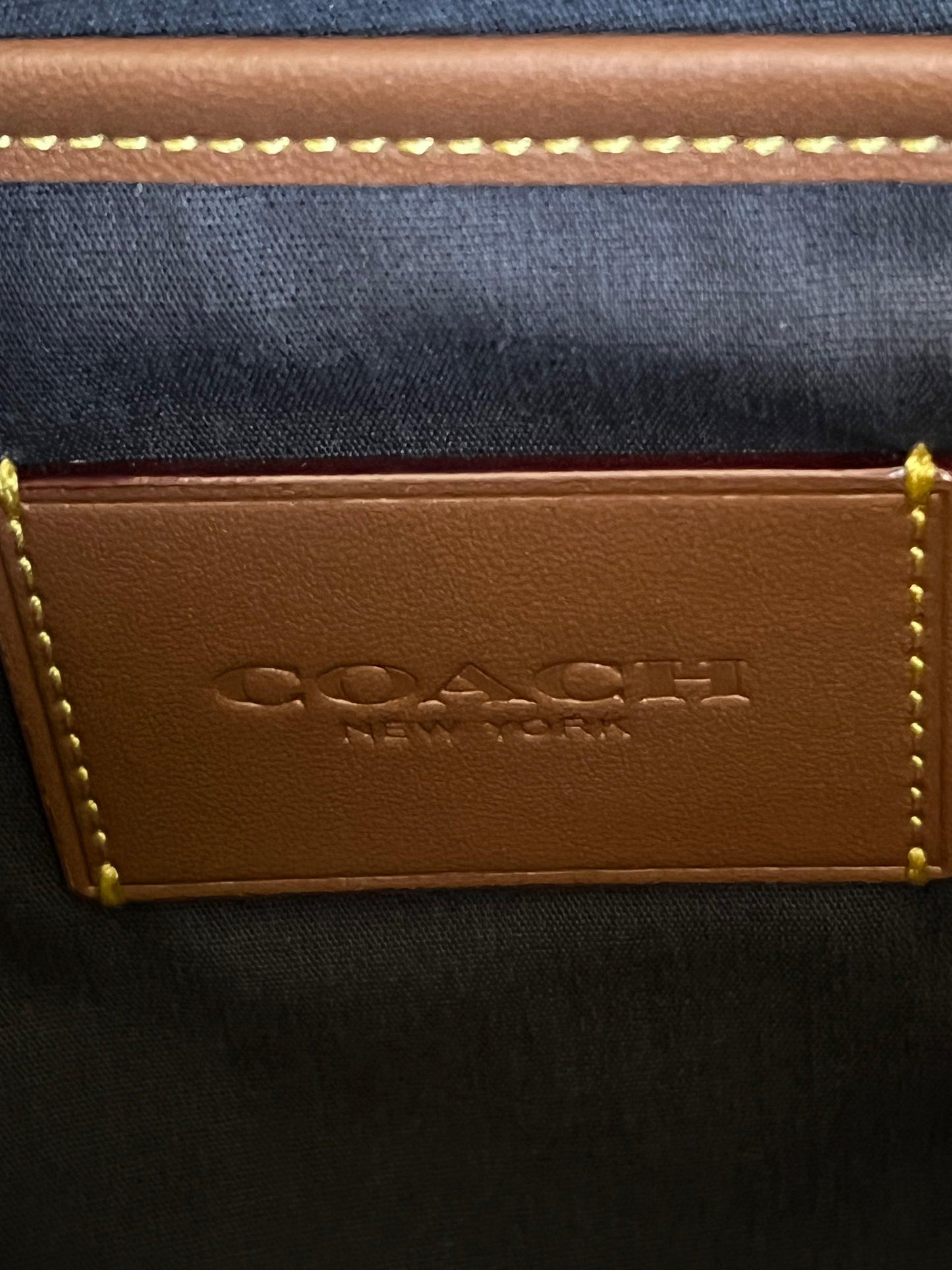 Coach League Flap Backpack in Signature Jacquard