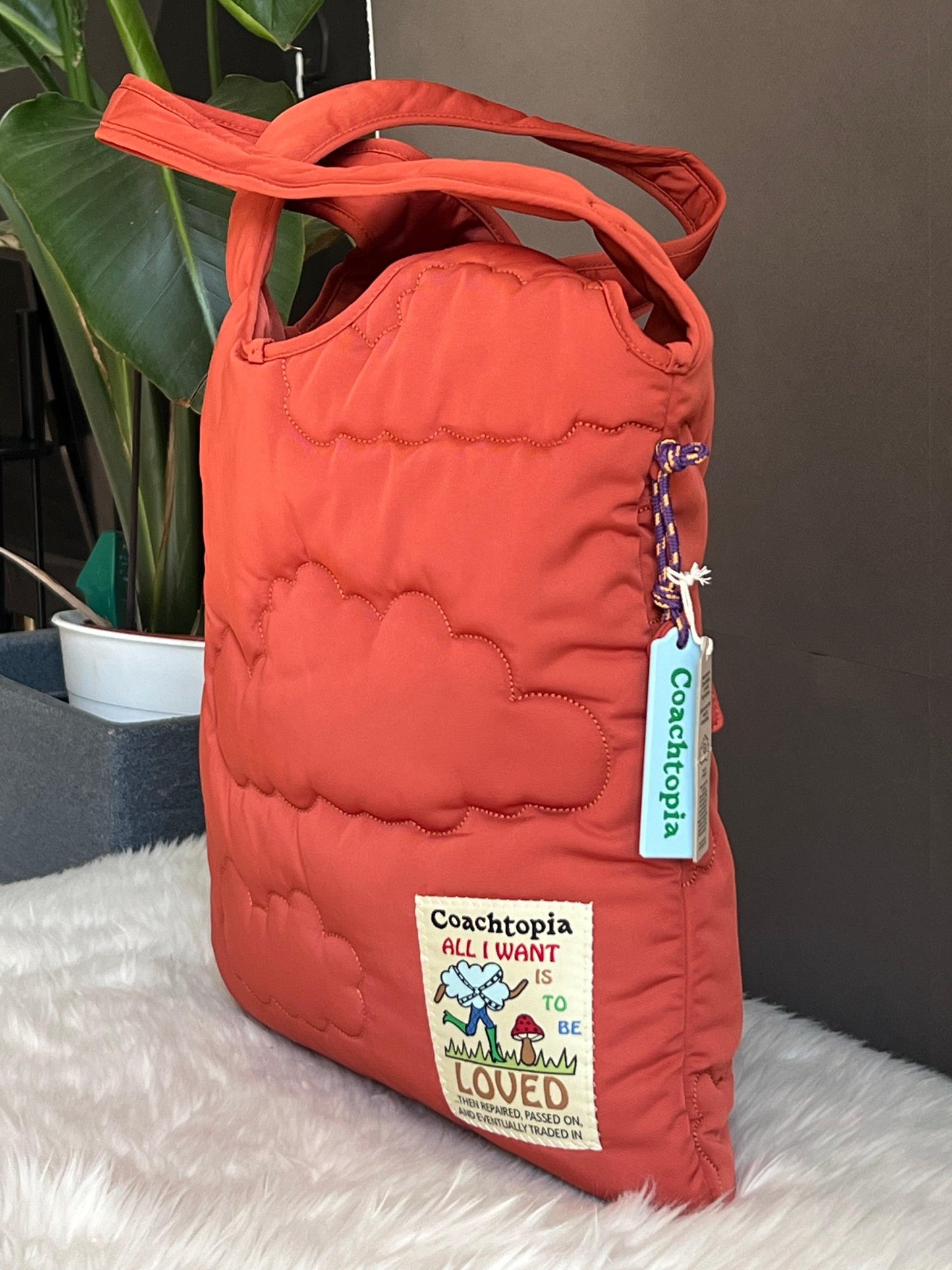 Coachtopia Loop Quilted Cloud Tote