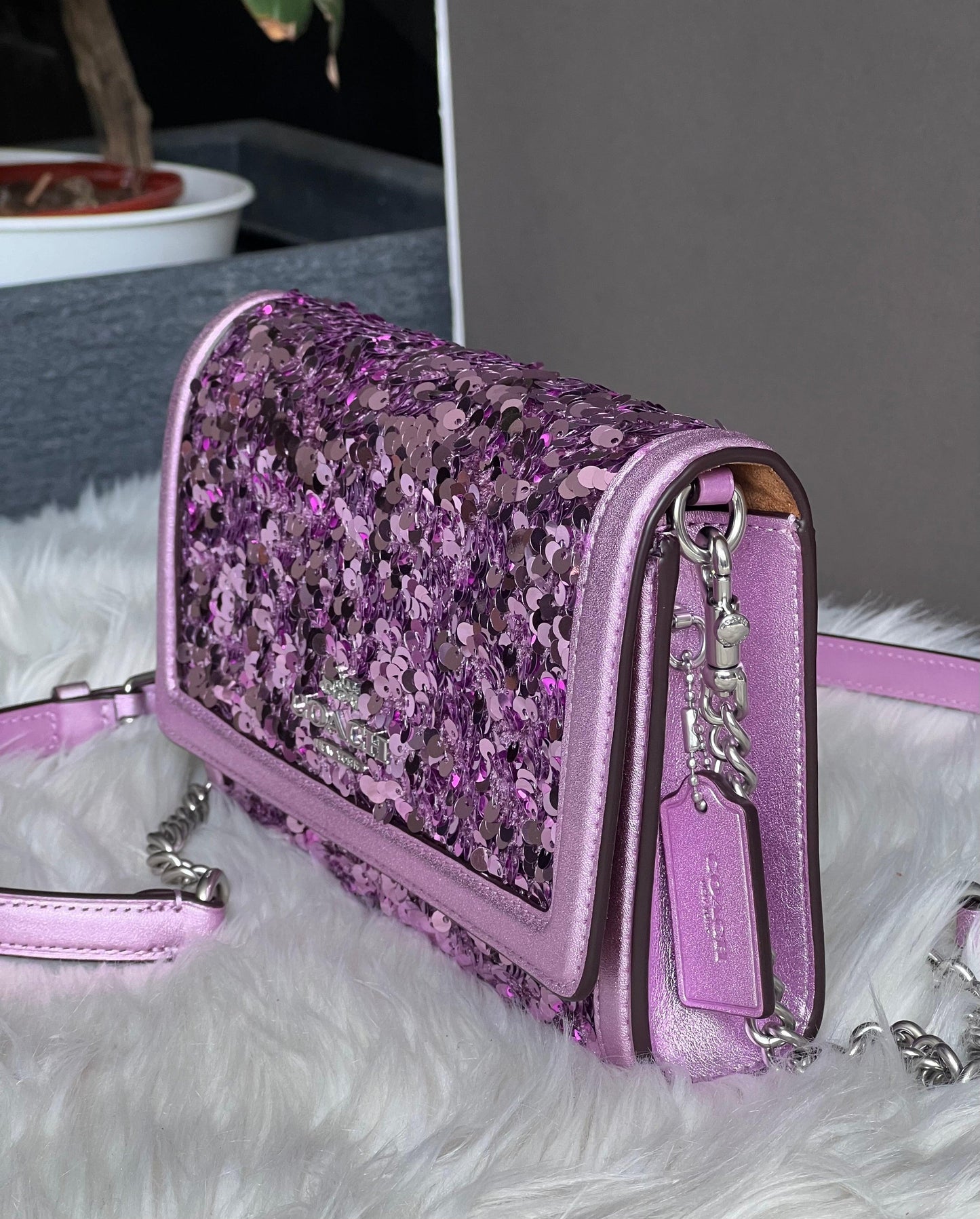Coach Flap Clutch Crossbody