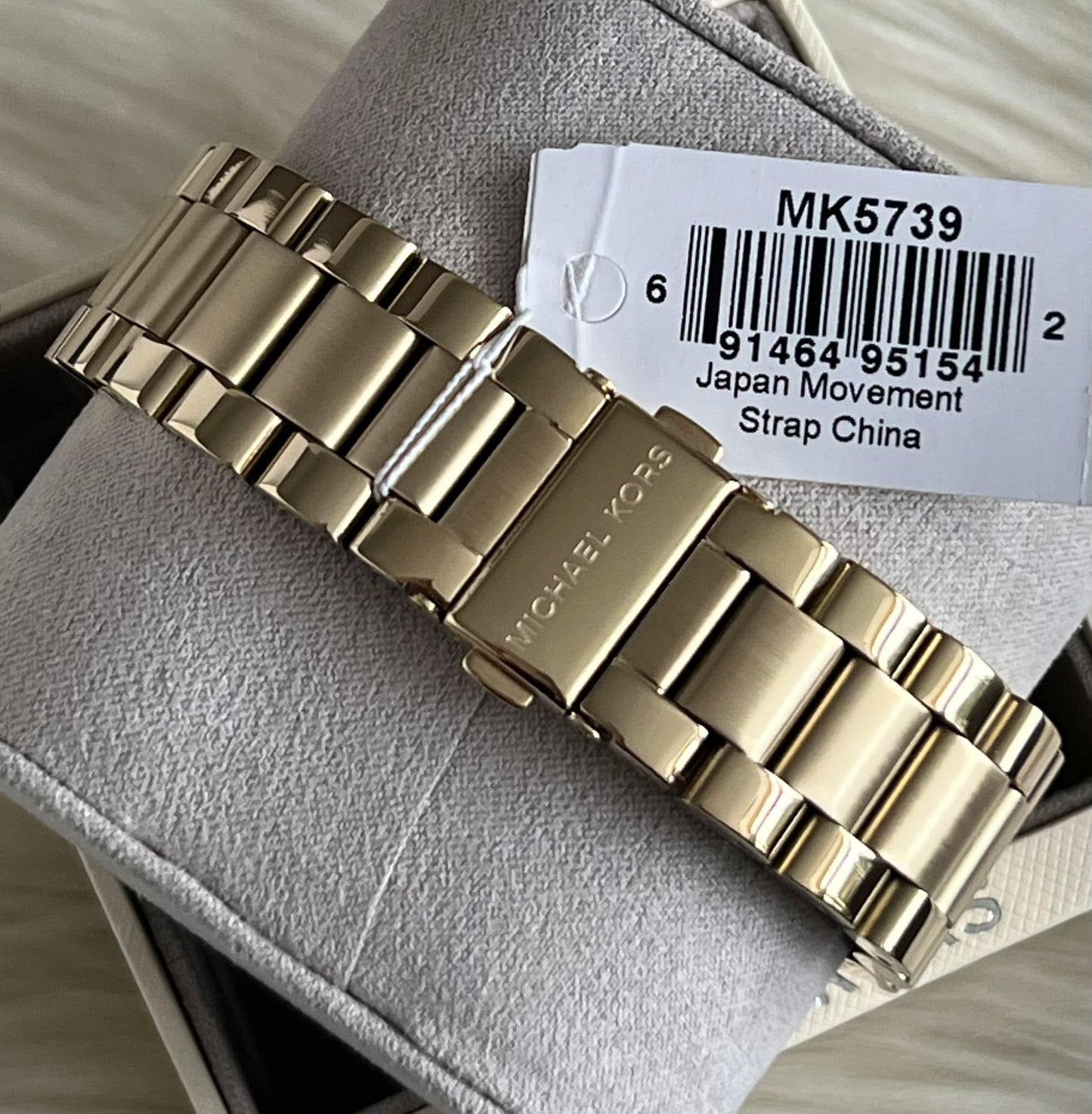 Michael Kors Women’s Oversized Bradshaw Gold-Tone Watch