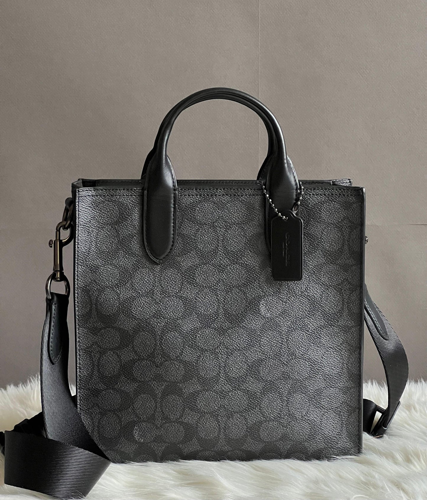 Coach Gotham Tall Tote 24 in Signature Canvas