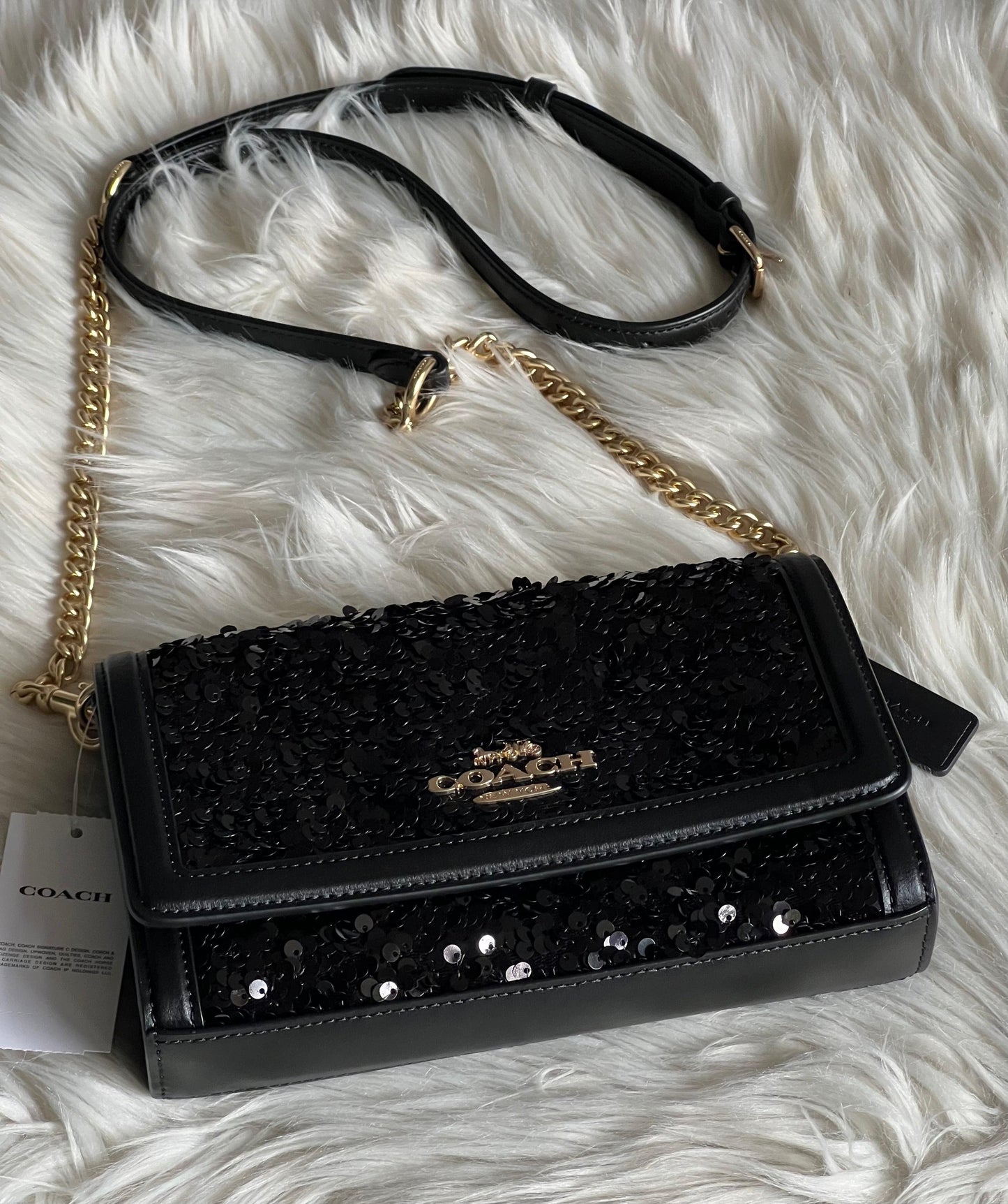 Coach Flap Clutch Crossbody