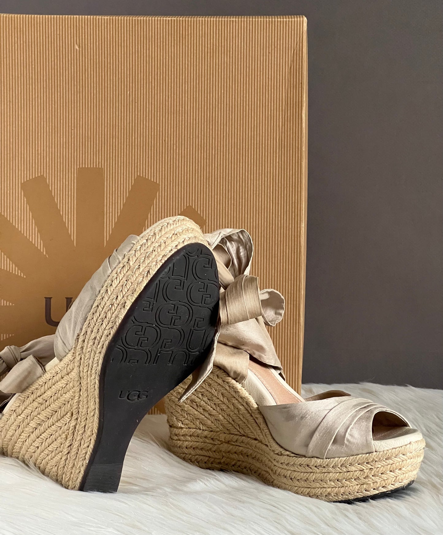 UGG Lucianna Platform Wedge Sandals
