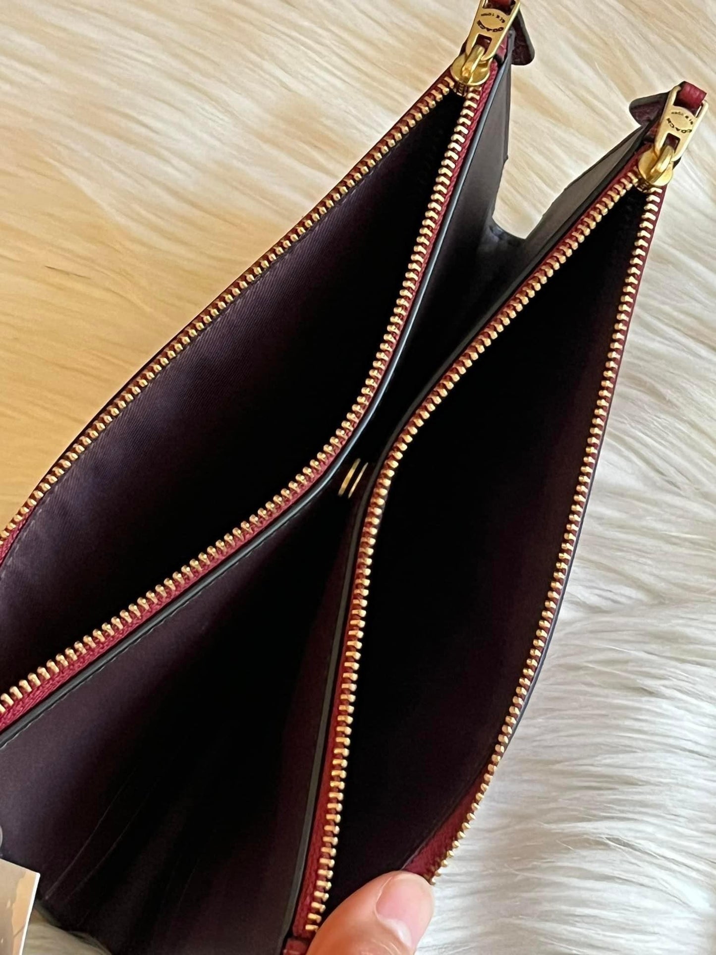 Coach Women’s Double Zip Wallet