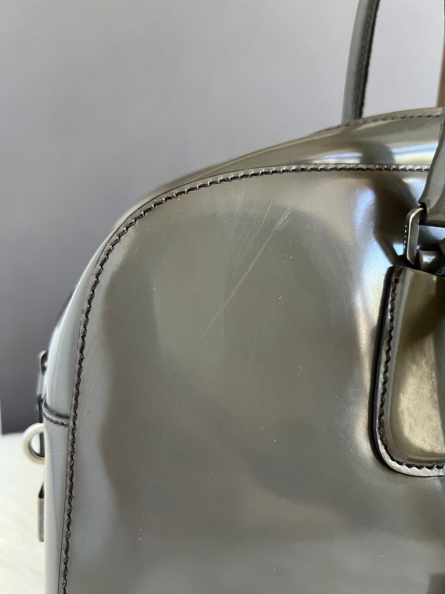 PRE-LOVED - Prada Spazzolato Leather Shoulder Bag