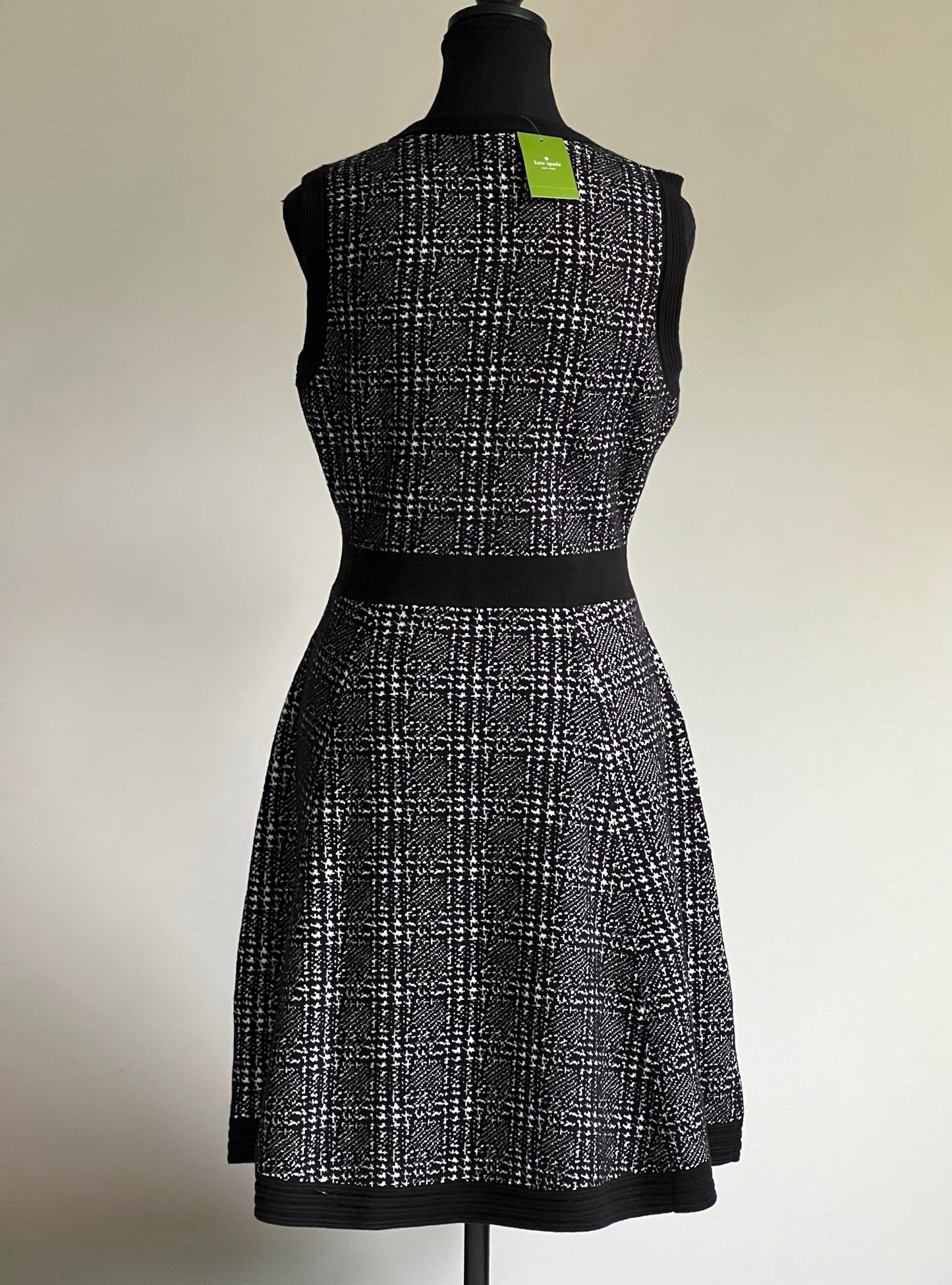 Kate Spade Out West Mod Plaid Sweater Dress