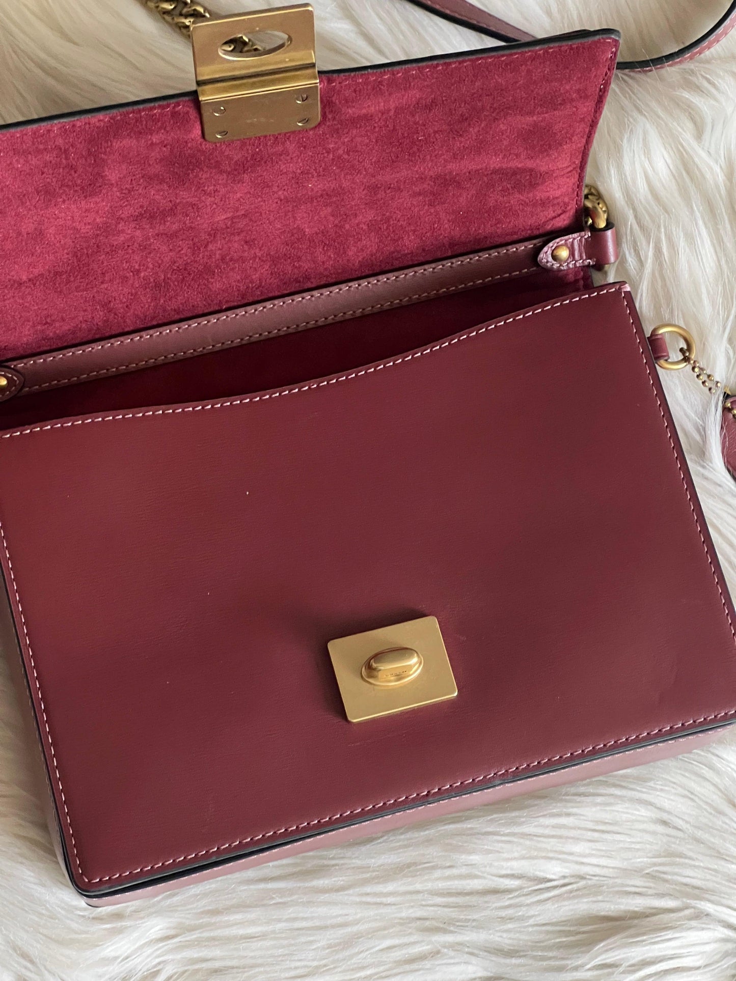 Coach Hutton Shoulder Bag with Quilting