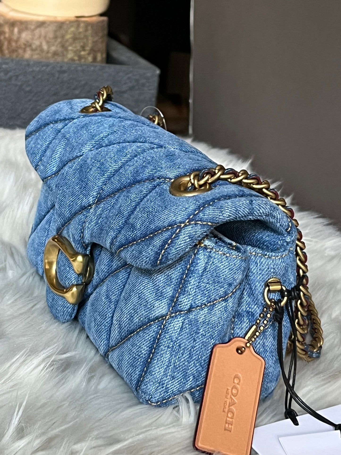Coach Tabby Shoulder Bag 20 with Quilting