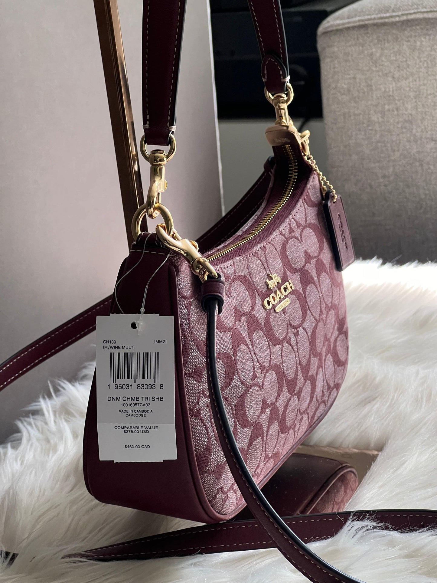 Coach Teri Shoulder Bag in Signature Chambray