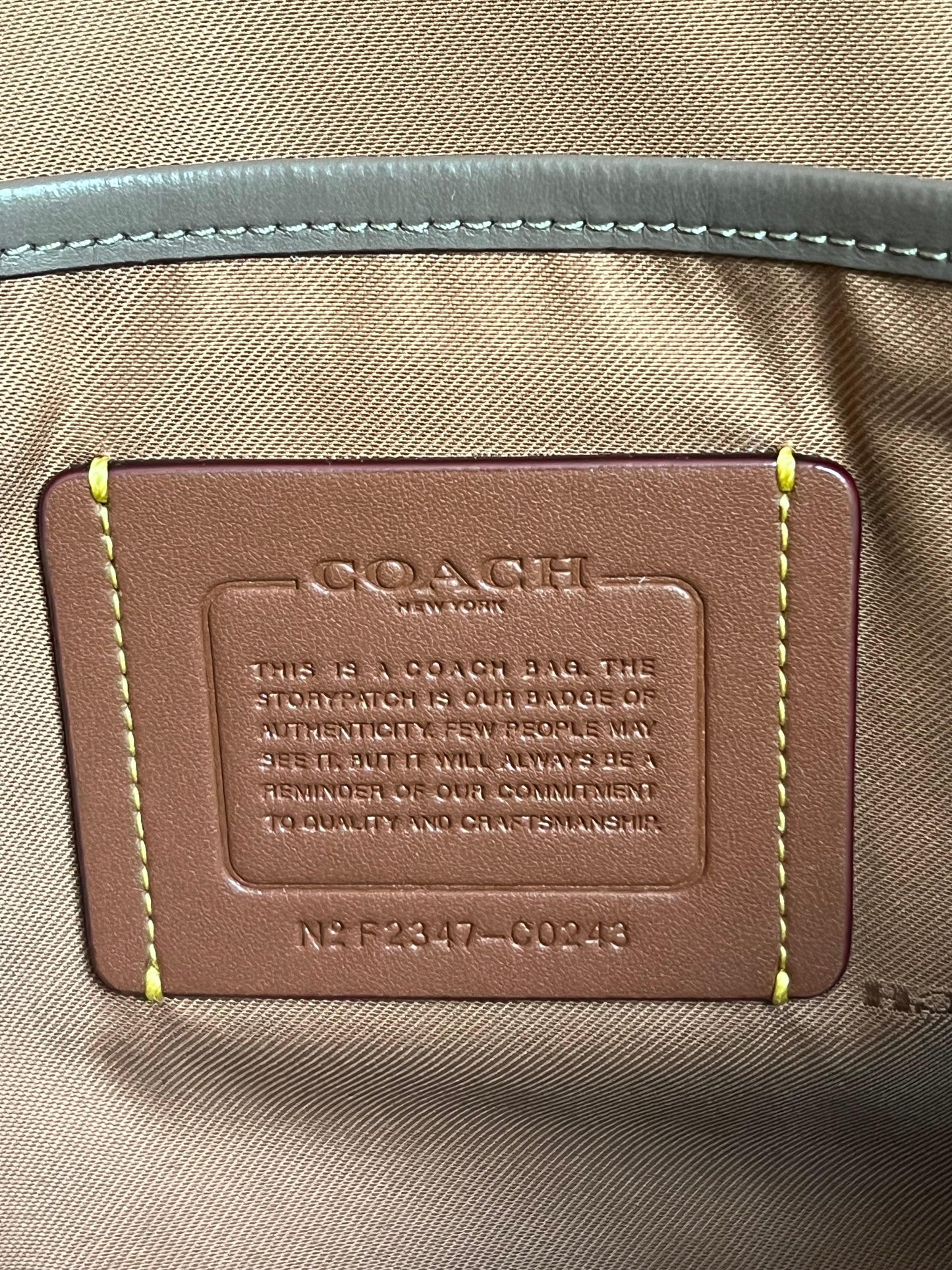 Coach Gotham Brief