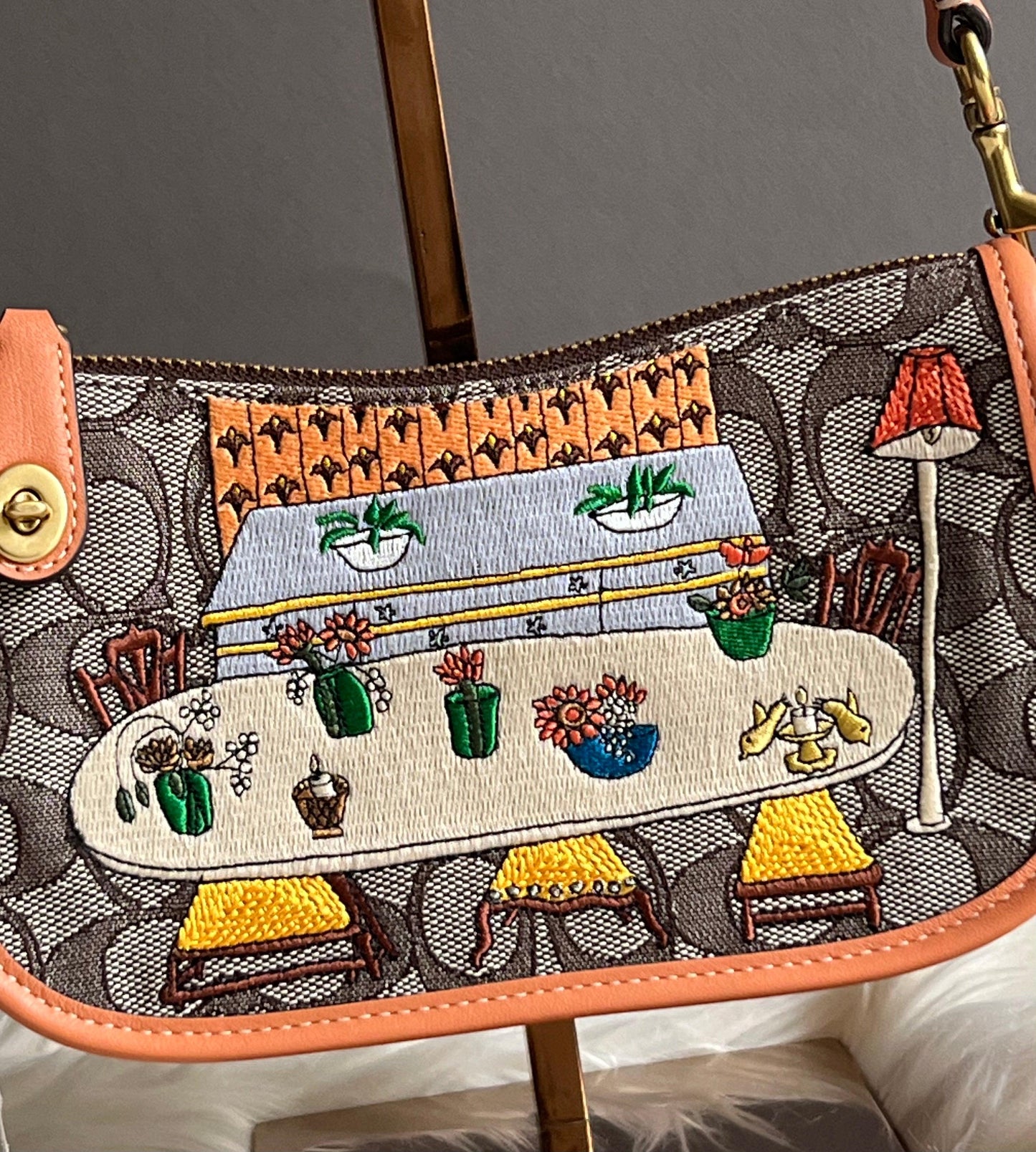 Coach X Observed By Us Swinger 20 in Signature Jacquard