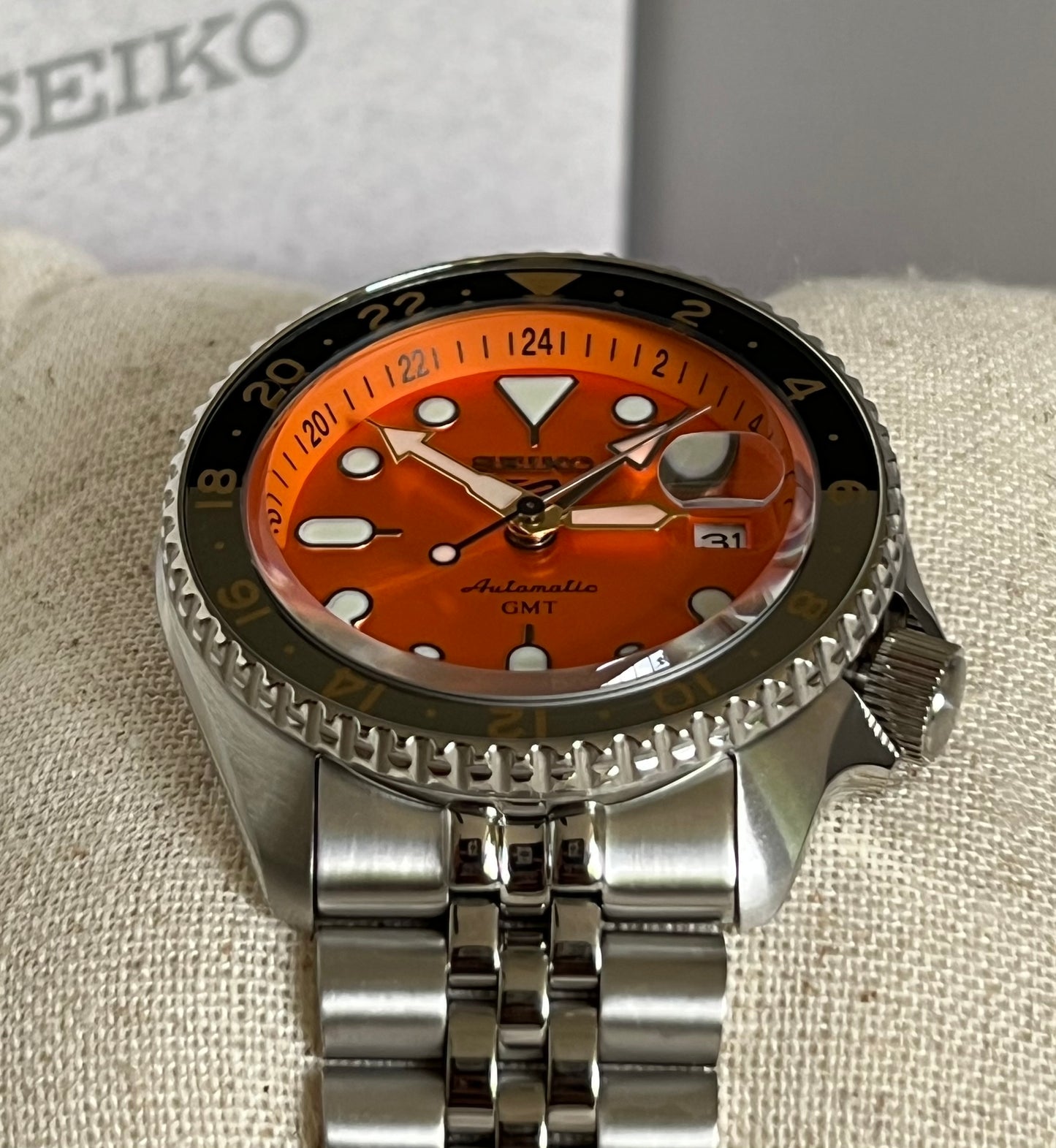 Seiko Men’s 5 Sports Automatic GMT Watch