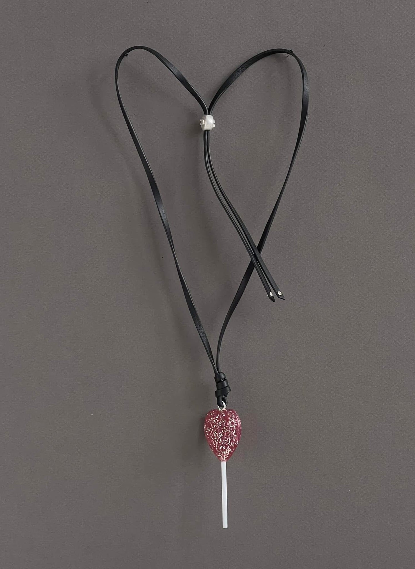 Coach The Lil Nas X Drop Heart Lollipop Necklace