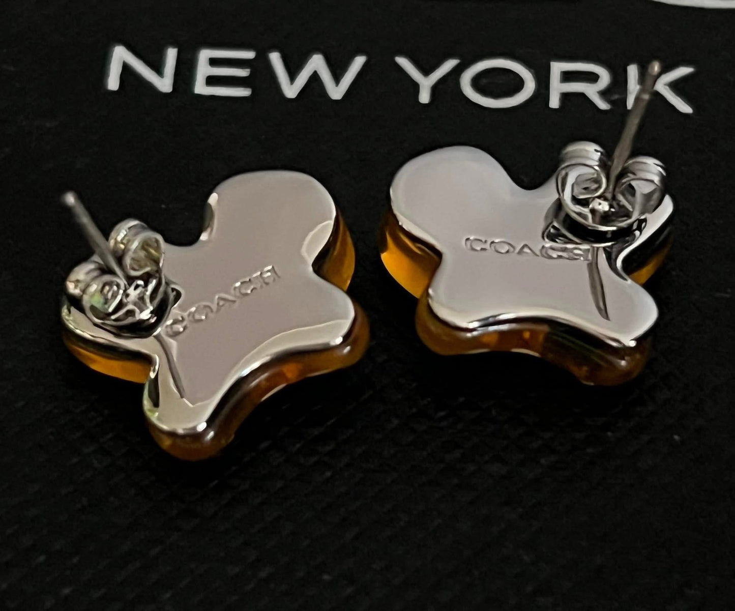 Coach Bumble Bee Stud Earrings