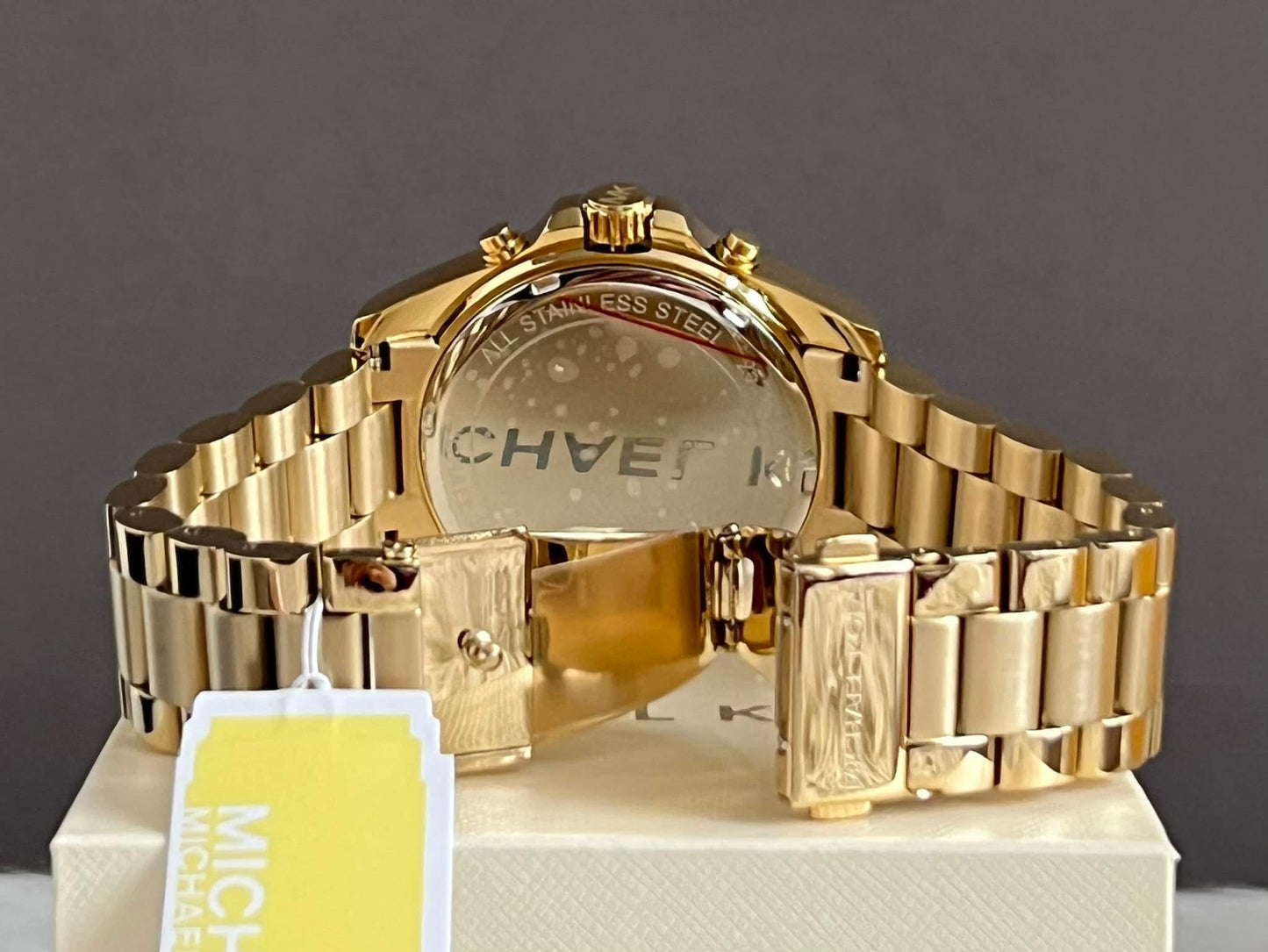 Michael Kors Women’s Oversized Bradshaw Gold-Tone Watch