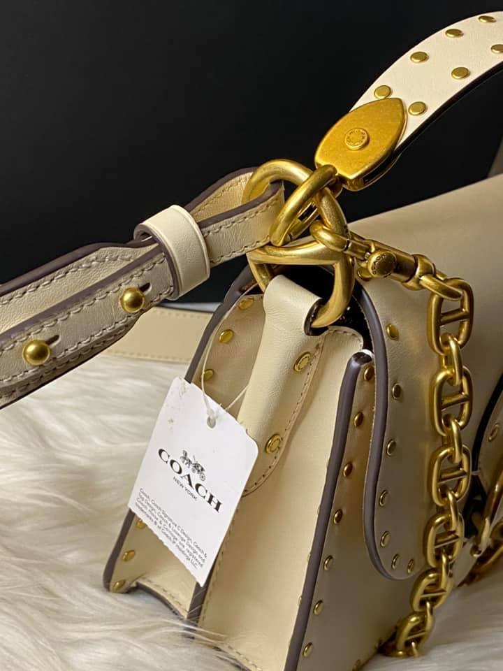 Coach Beat Shoulder Bag 18 with Rivets