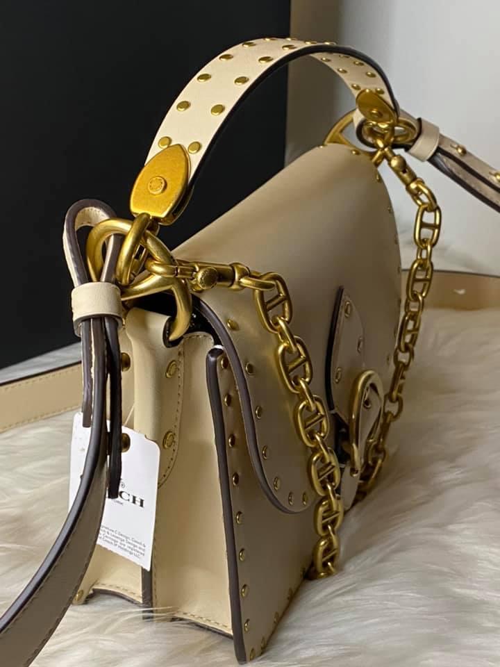 Coach Beat Shoulder Bag 18 with Rivets