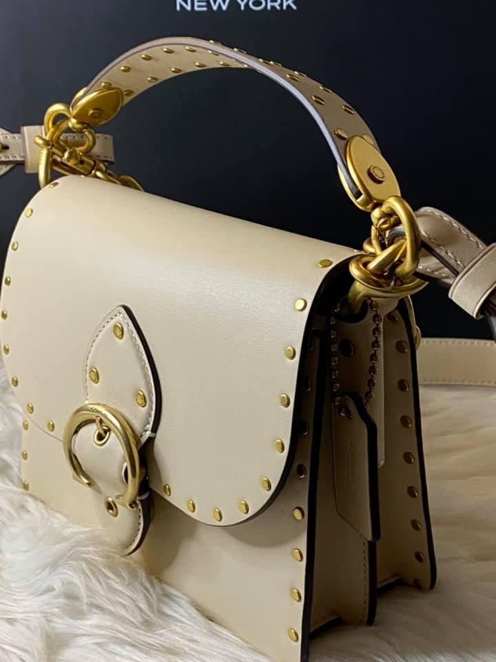 Coach Beat Shoulder Bag 18 with Rivets