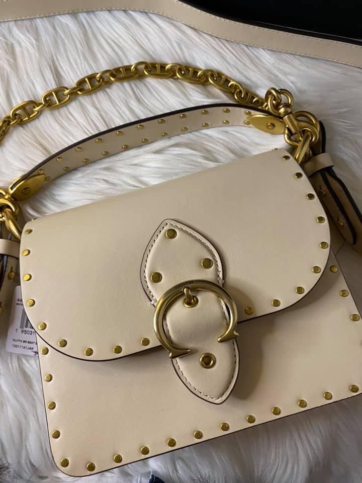 Coach Beat Shoulder Bag 18 with Rivets