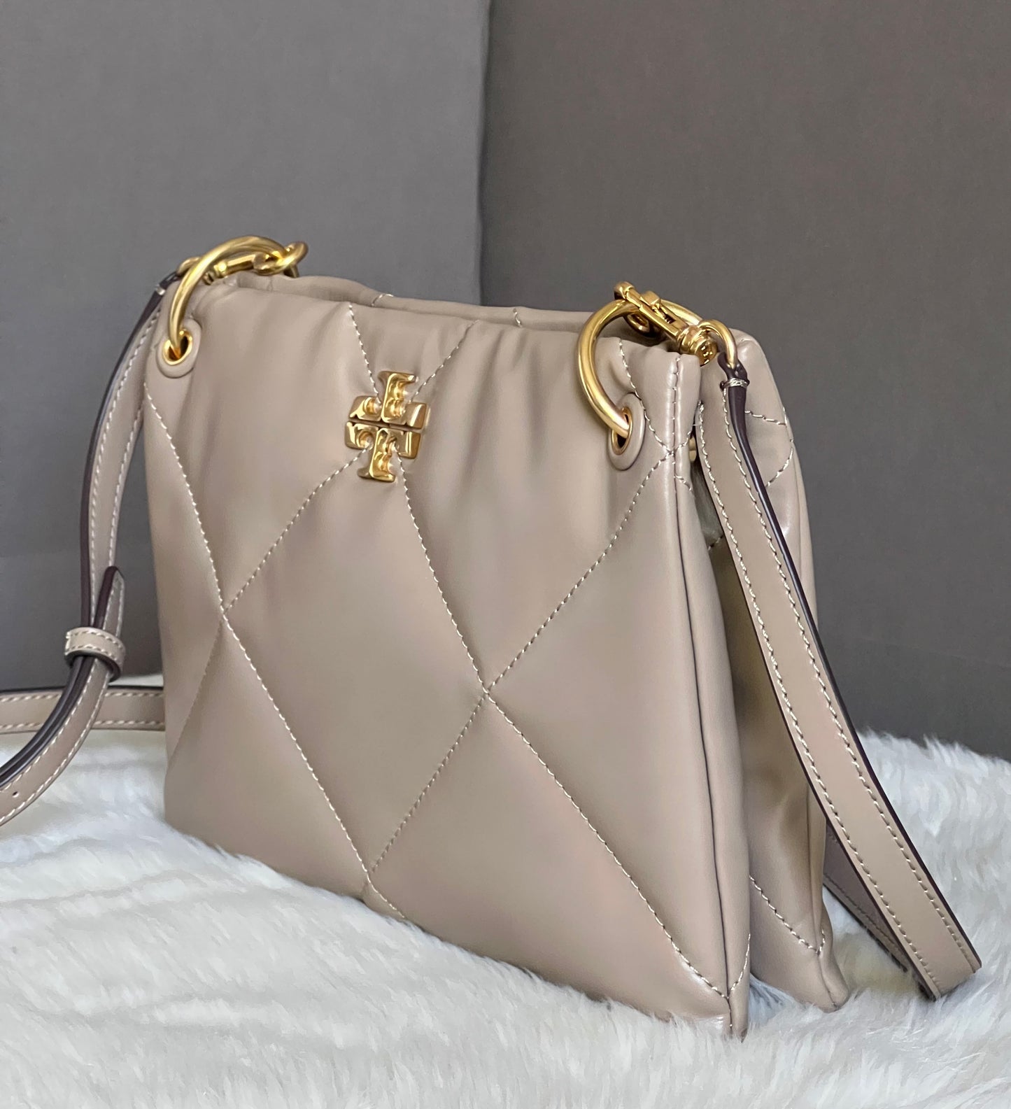 Tory Burch Small Kira Diamond Quilt Shoulder Bag