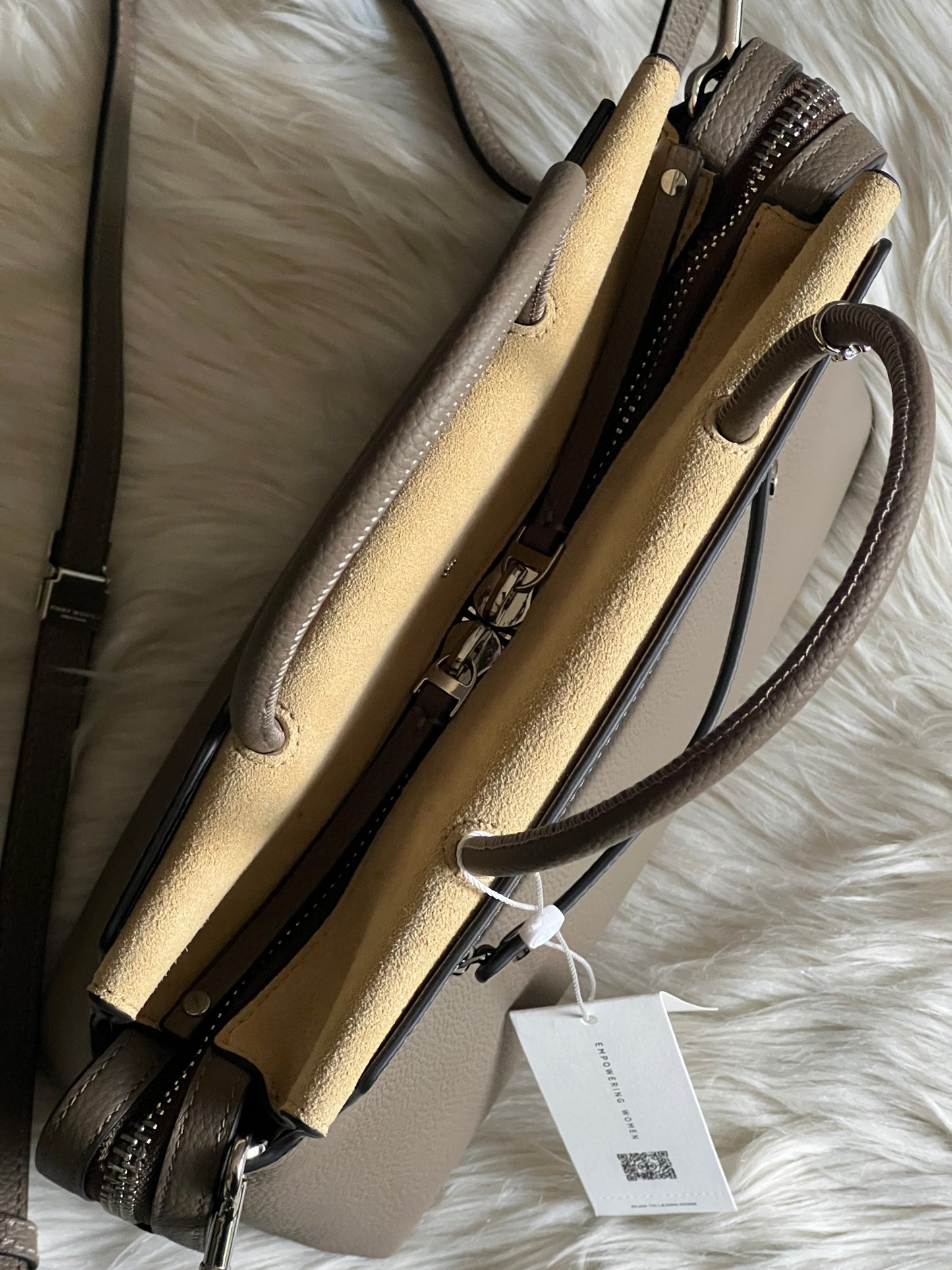 Tory Burch Mercer Pebbled Satchel
