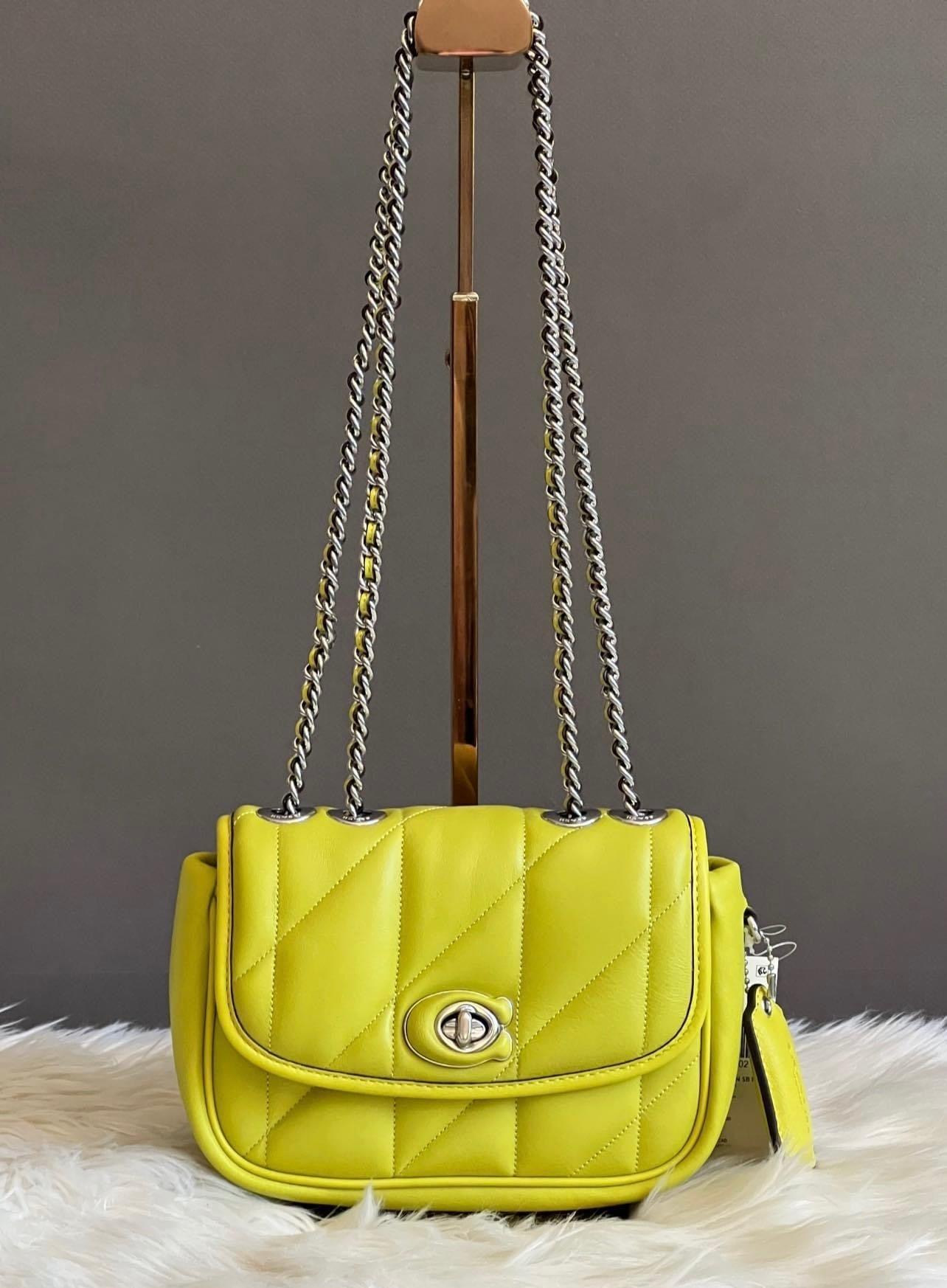 Coach Pillow Madison Shoulder Bag 18 with Quilting