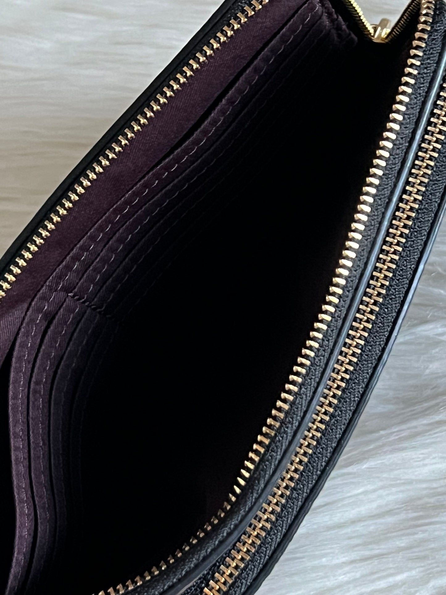 Coach Double Zip Wallet In Signature Canvas