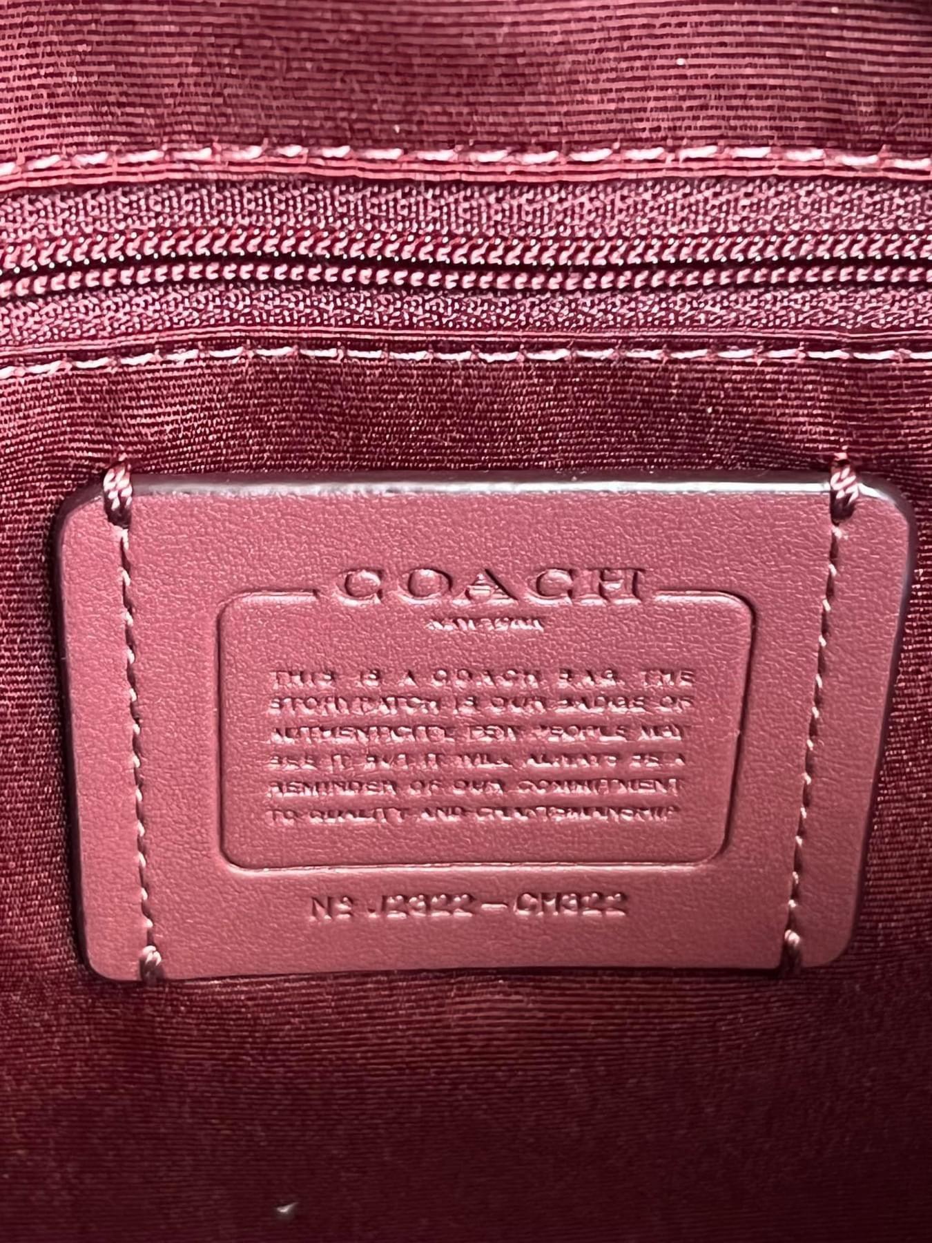Coach Rowan Satchel with Signature Canvas Detail