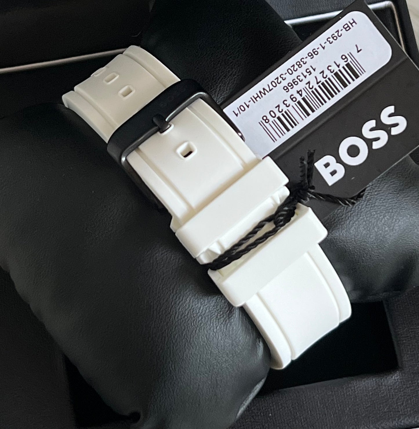 Hugo Boss Men’s Admiral Chronograph White Rubber Watch
