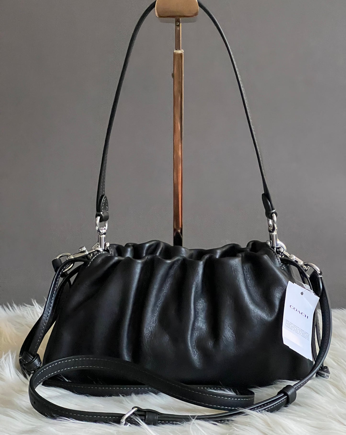 Coach Faye Shoulder Bag with Ruching