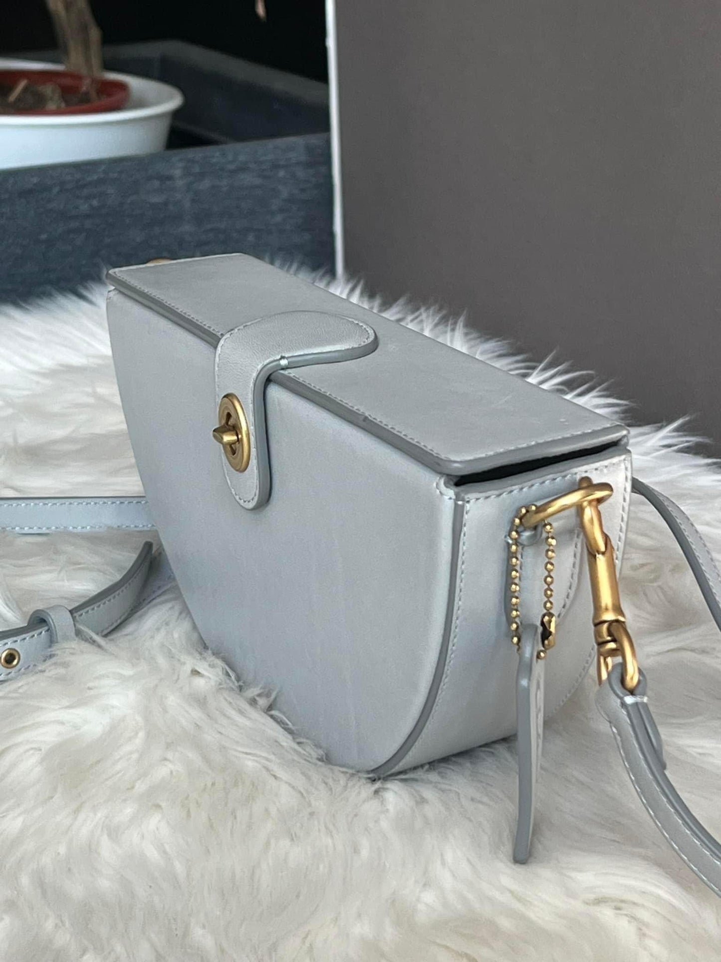 Coach City Blocks Semi Circle Bag