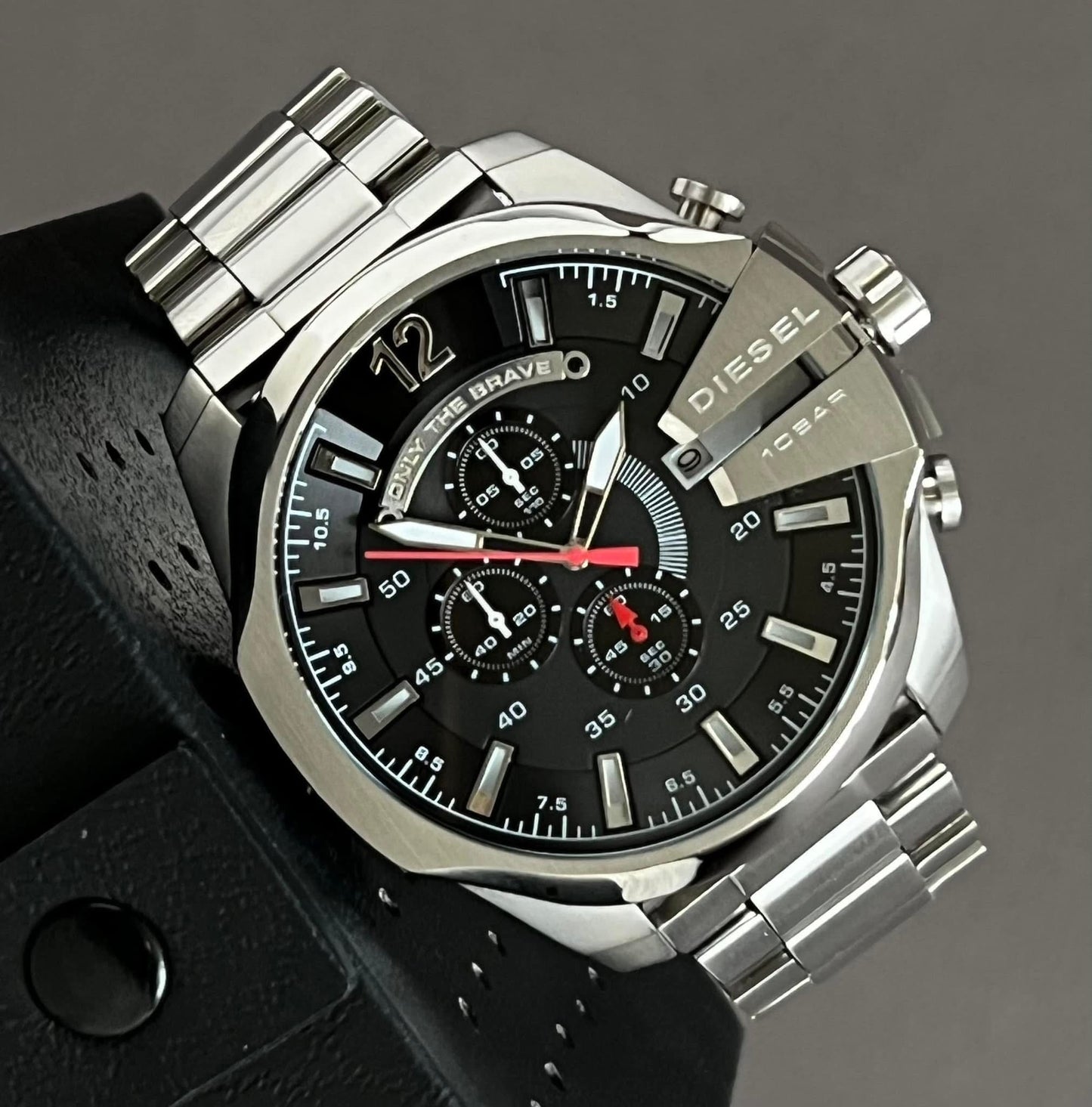Diesel Men’s Mega Chief Chronograph Stainless Steel Watch