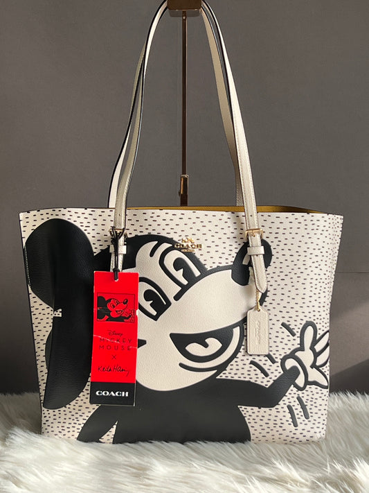 Coach X Keith Haring and Disney Limited Mickey Mouse Mollie Tote