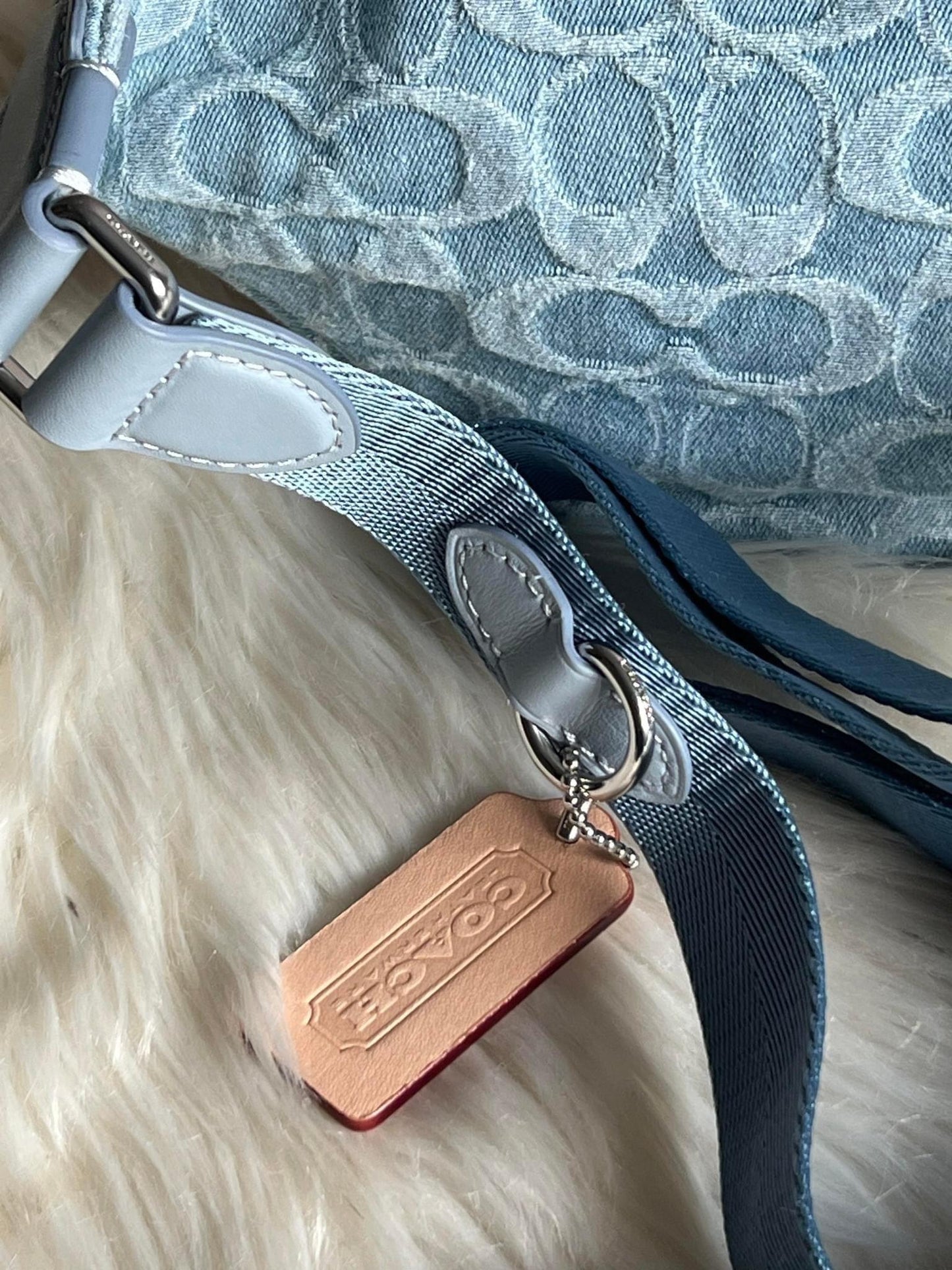 Coach Charter Belt Bag 7 in Signature Denim