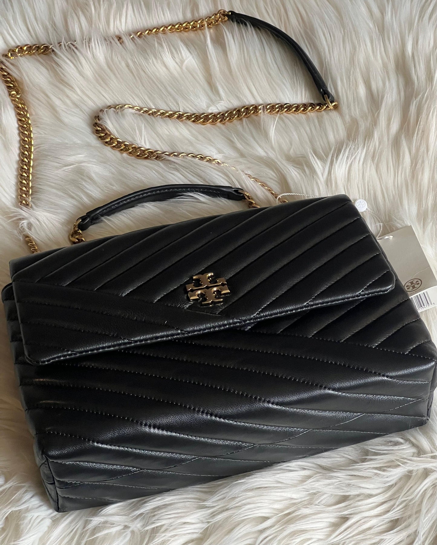 Tory Burch Kira Chevron Convertible Shoulder Bag