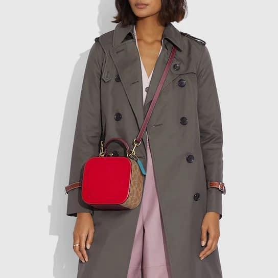 Coach Lunar New Year Square Bag in Signature Canvas