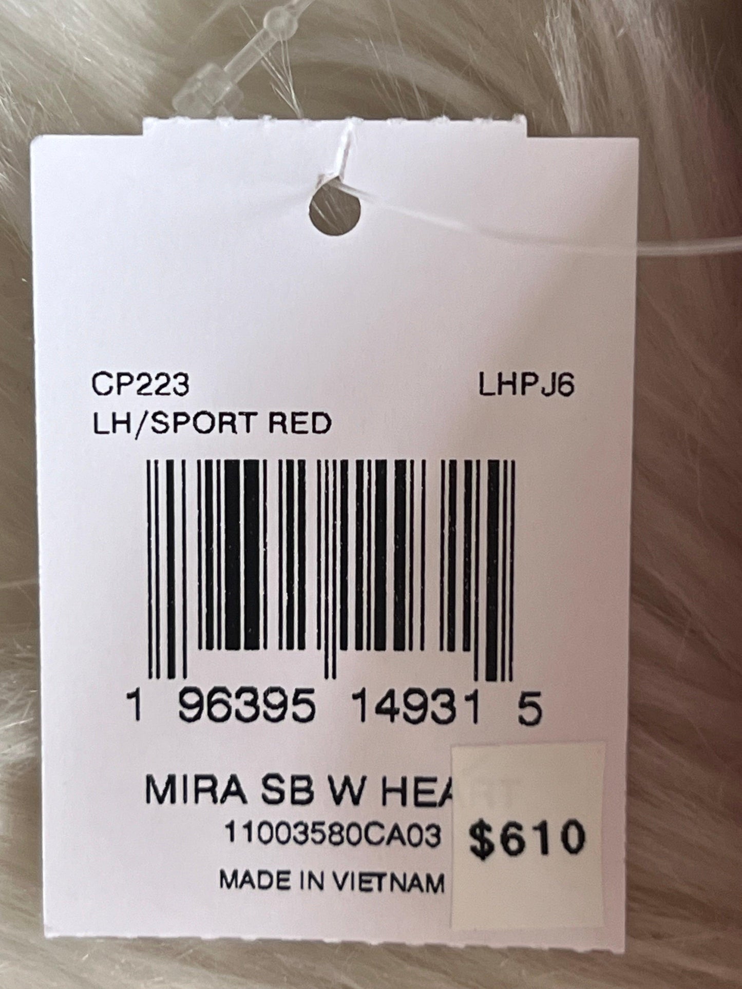 Coach Mira Shoulder Bag with Pillow Quilting and Heart Strap