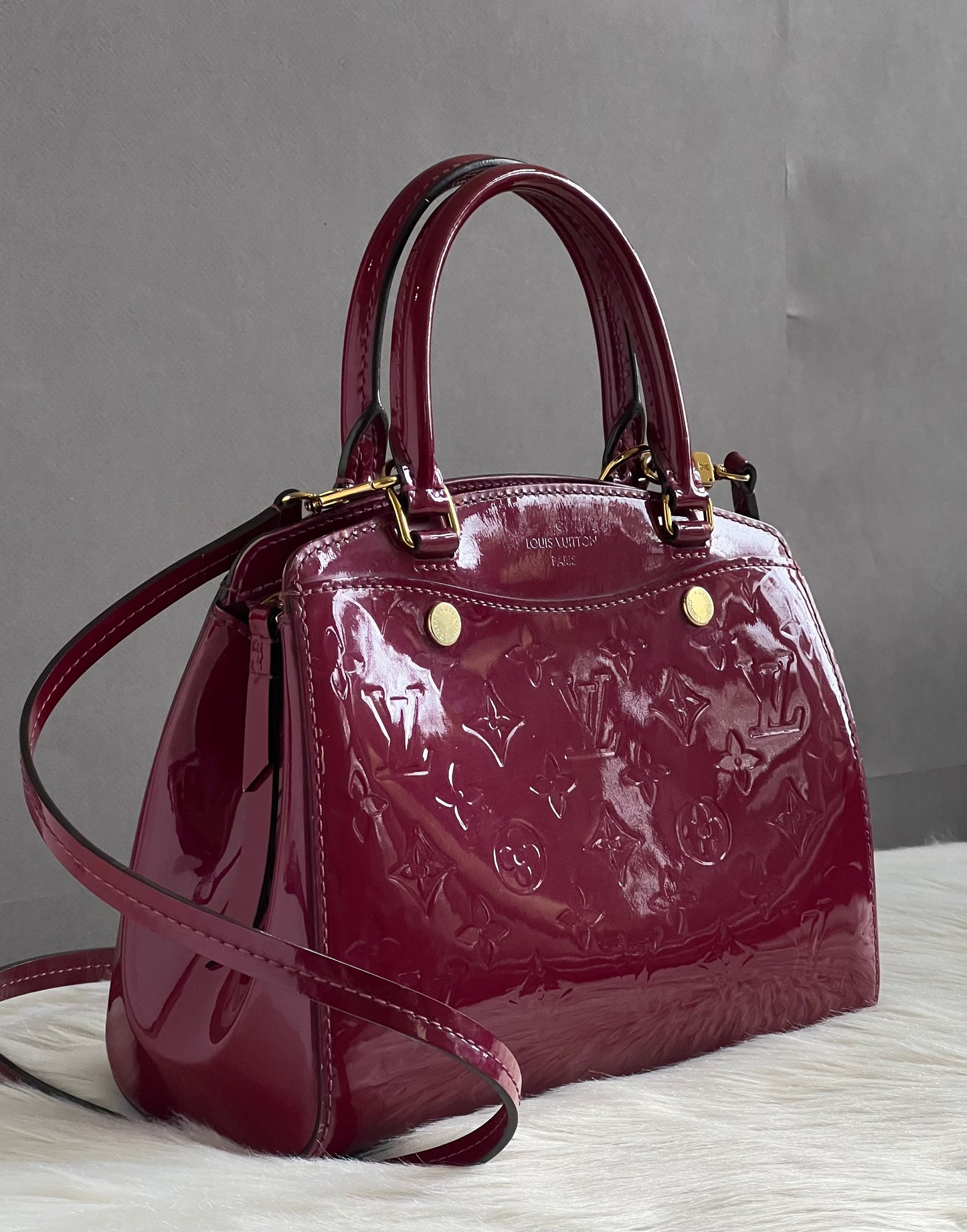 Louis Vuitton Monogram Brea BB in Vernis Leather Crossbody