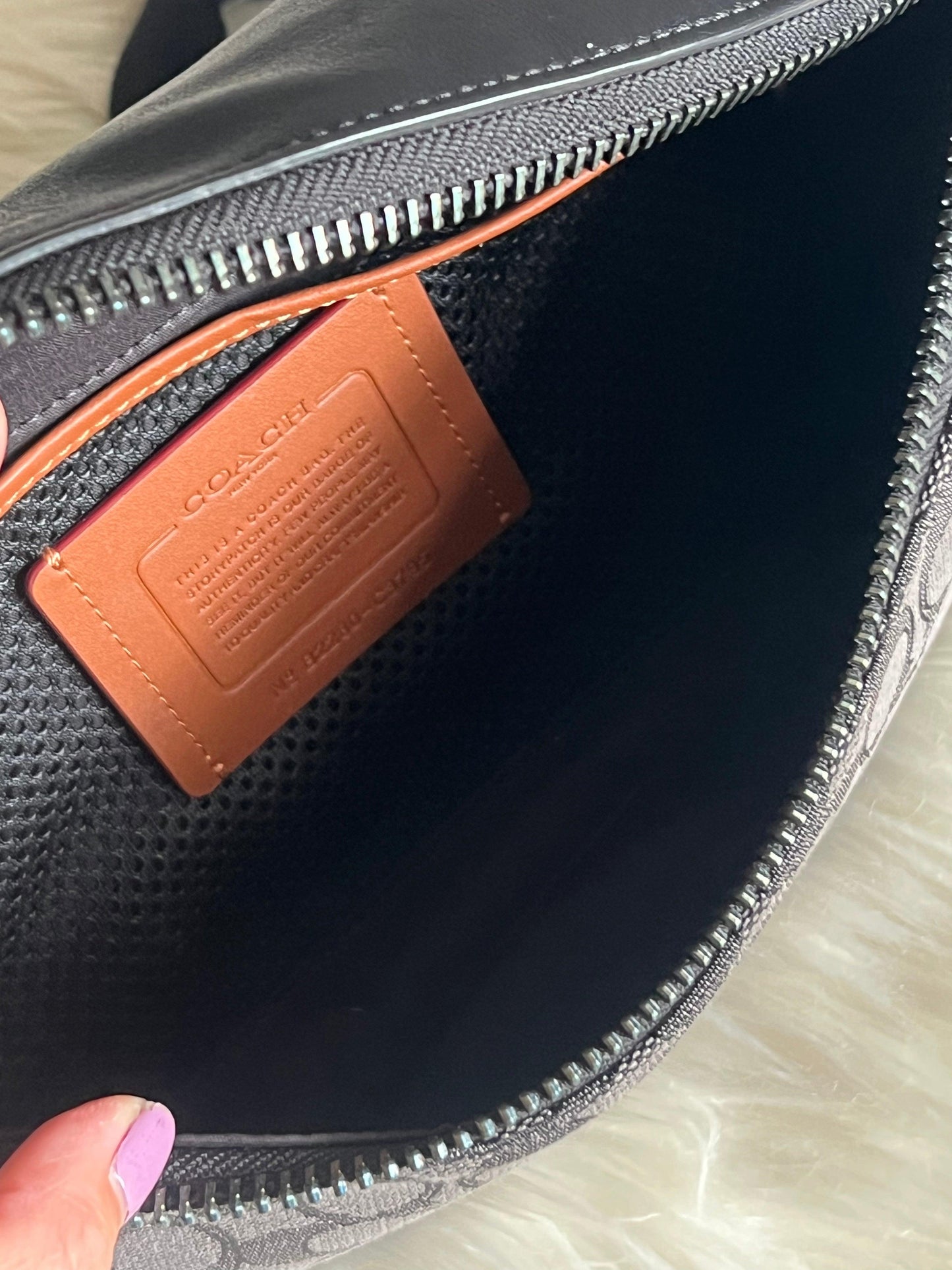 Coach League Belt Bag in Signature Jacquard