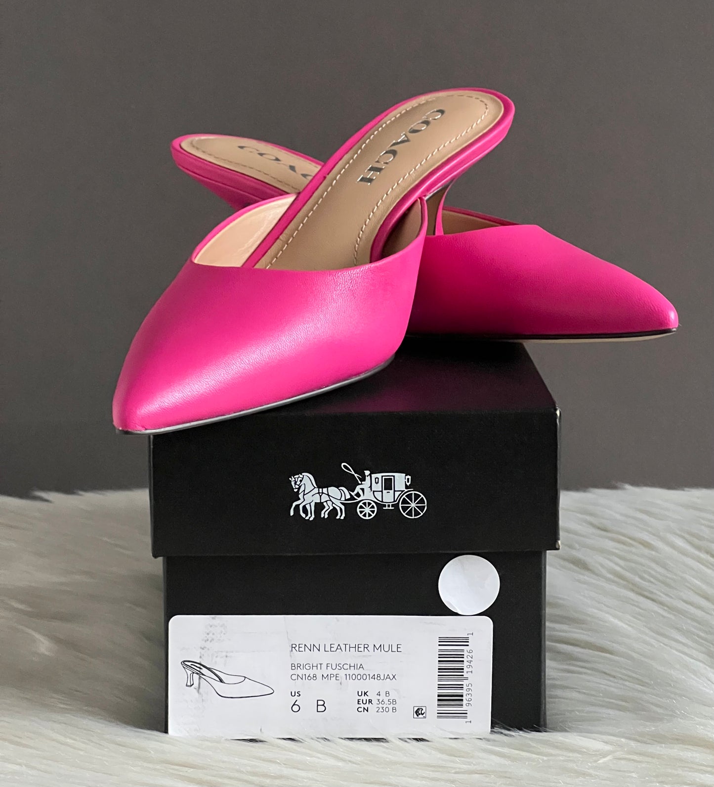 Coach Renn Leather Mule