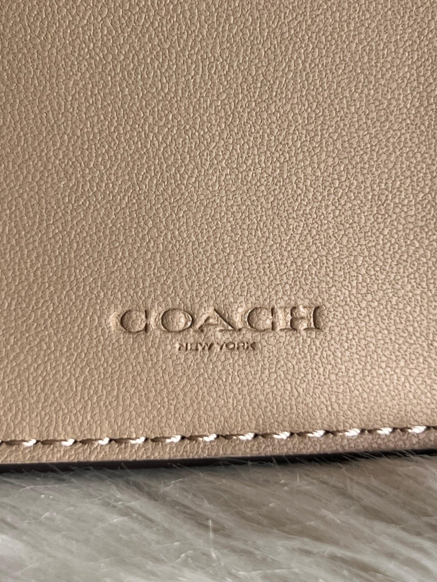 Coach Slim Zip Wallet With Shooting Star Print